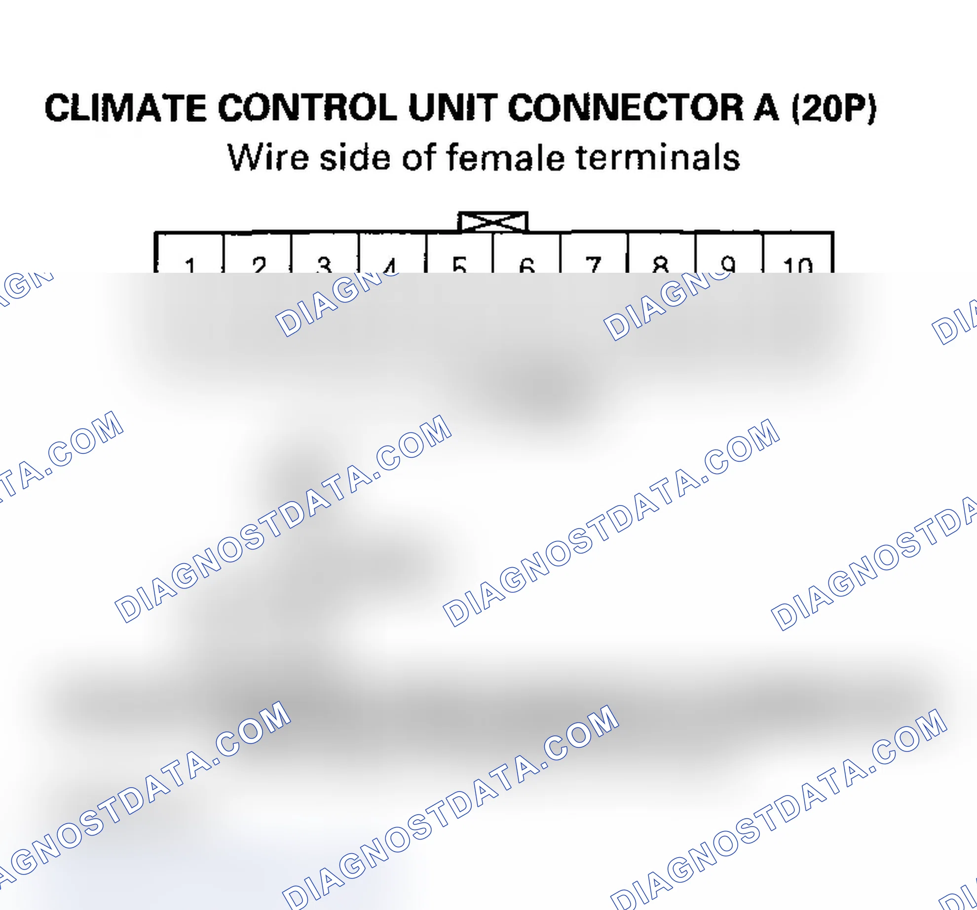 Scheme 24: DTC B1225 or DTC indicator A: An Open in the In-car Temperature Sensor Circuit
