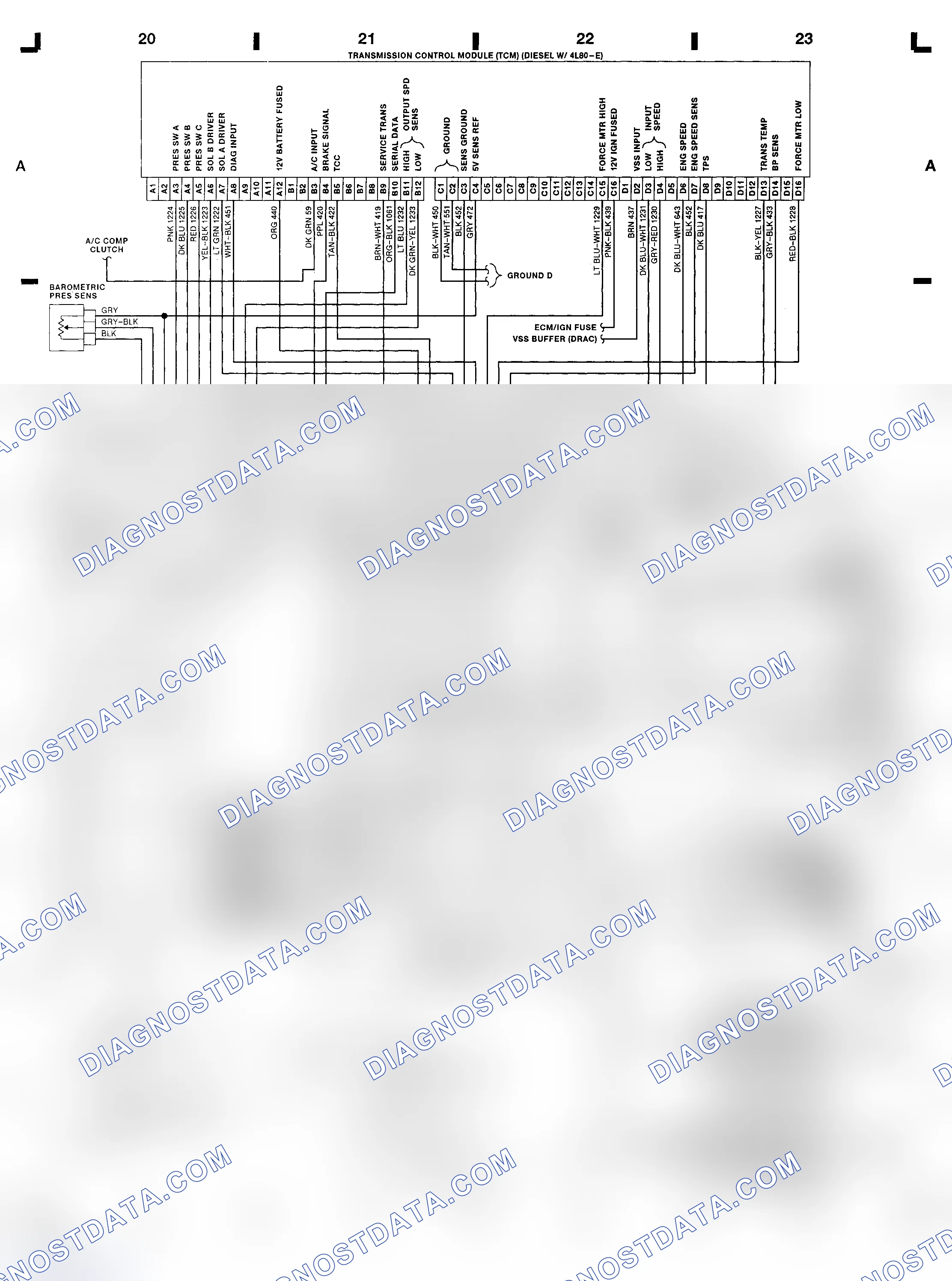 Scheme 435: Wiring Diagram ("C" & "K" Series - Diesel Engine)
