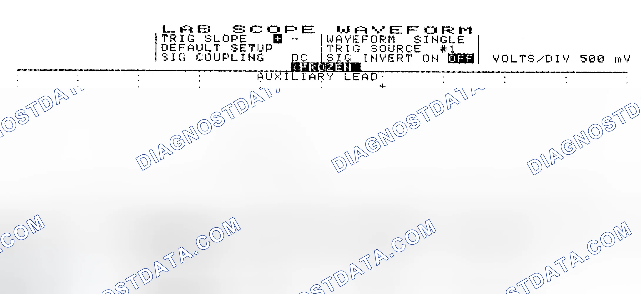 Scheme 10: Single Injector w/Excessive Current Flow - Current Pattern
