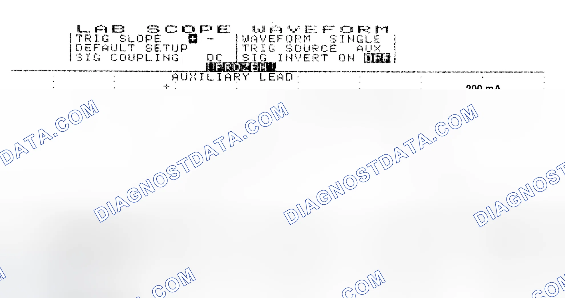 Scheme 13: Single Injector w/Normal Current Flow - Current Pattern