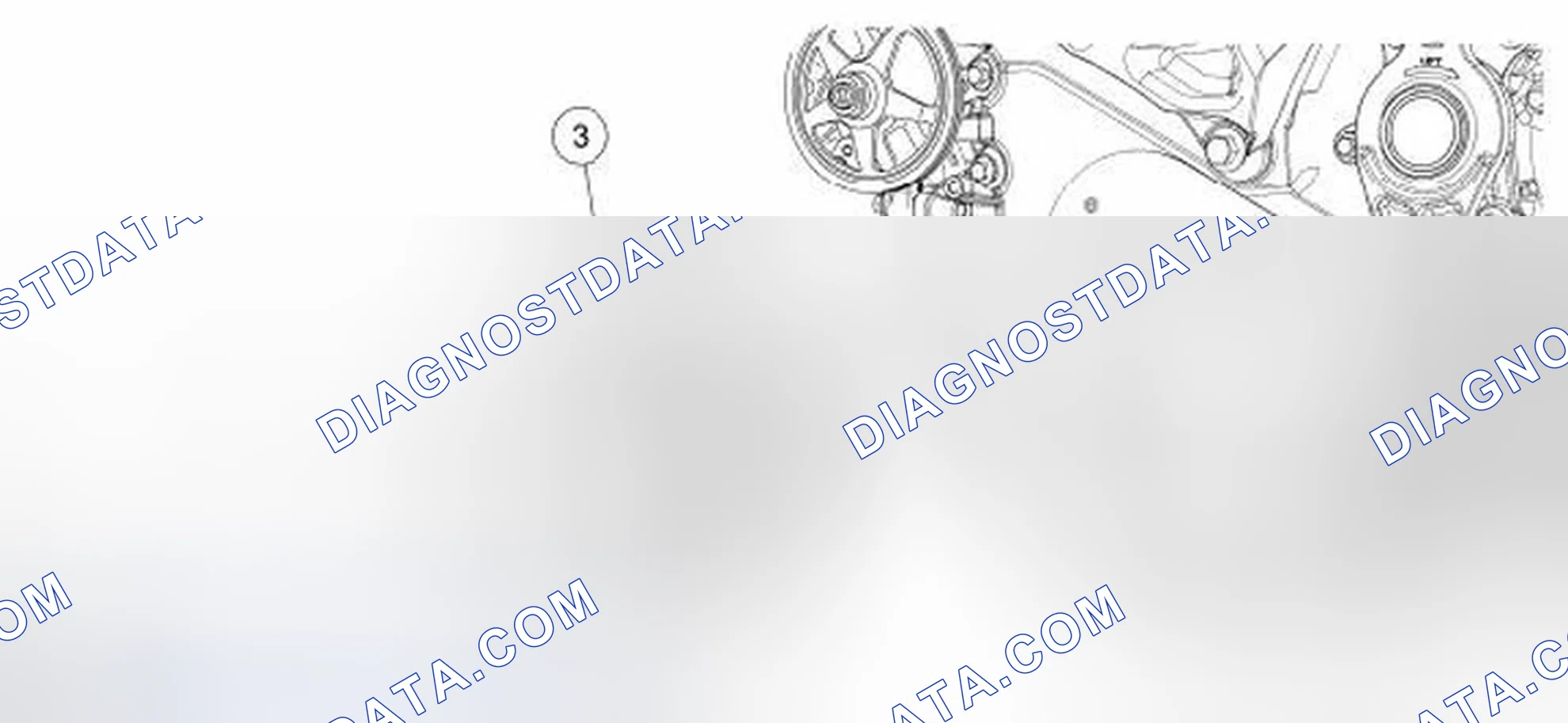Scheme 14: Lower End Components - Exploded View, Crankshaft Pulley and Crankshaft Front Seal