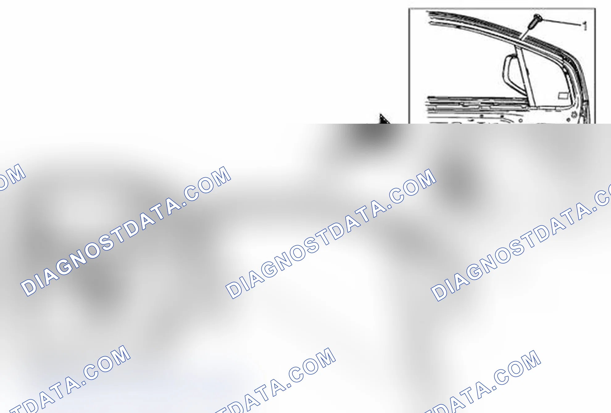 Scheme 30: Front Side Door Window Weatherstrip Replacement