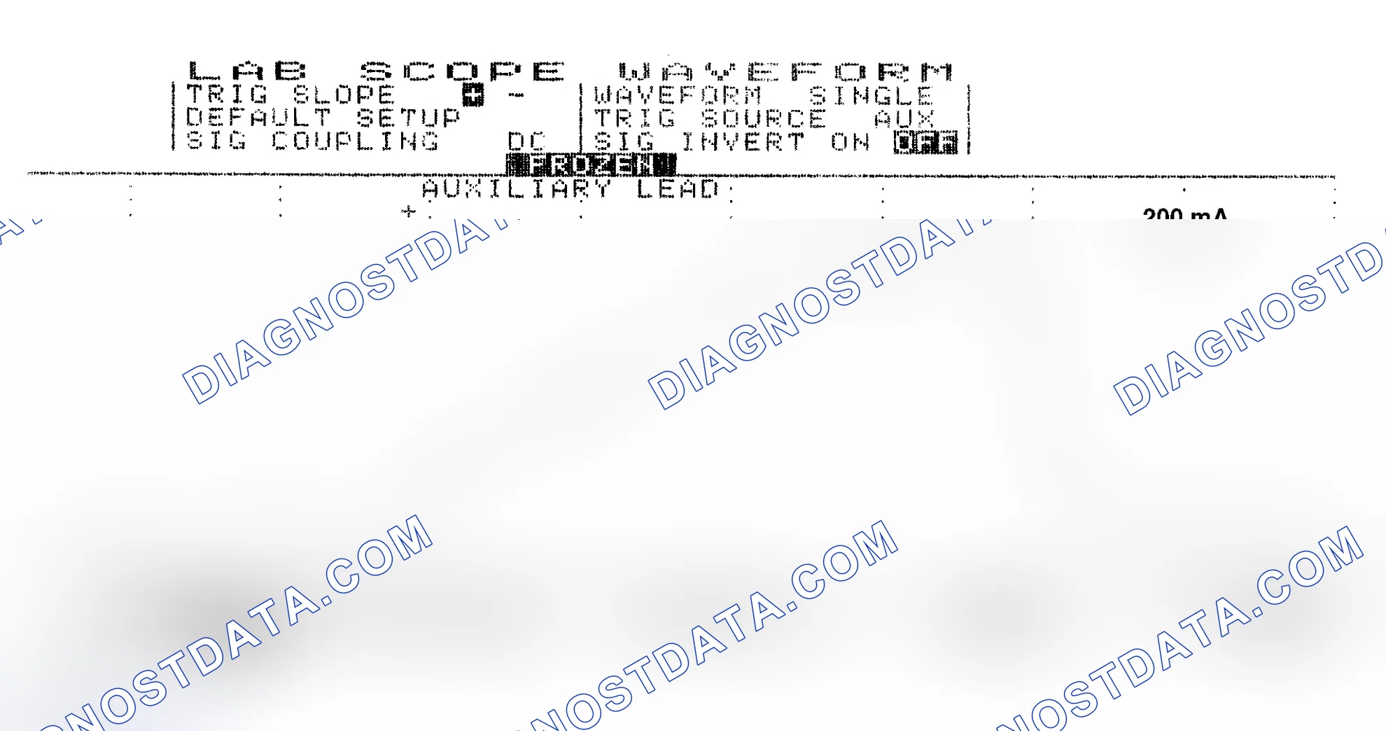 Scheme 13: Single Injector w/Normal Current Flow - Current Pattern