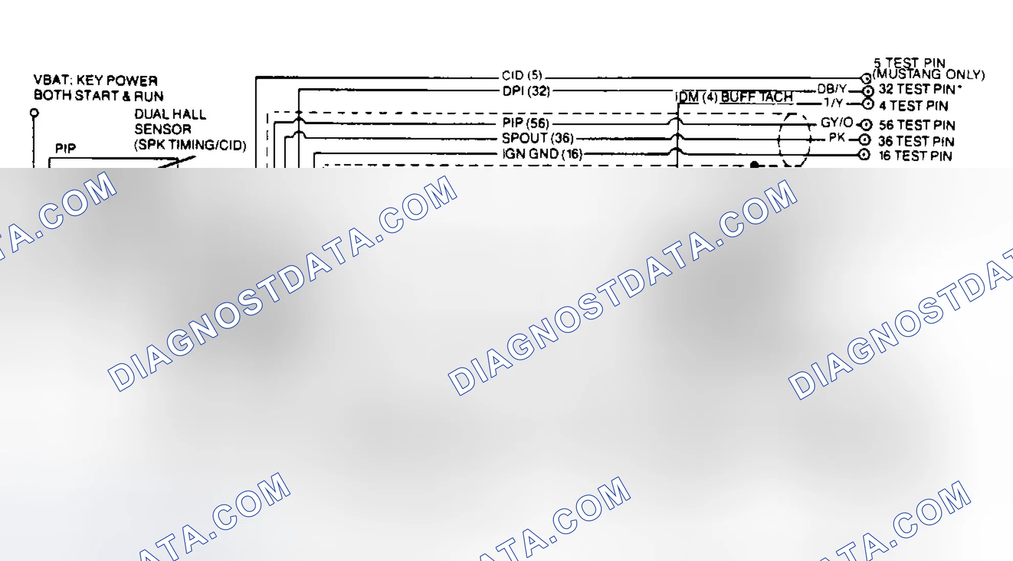 Scheme 18: DIS Wiring Diagrams (2.3L Mustang)