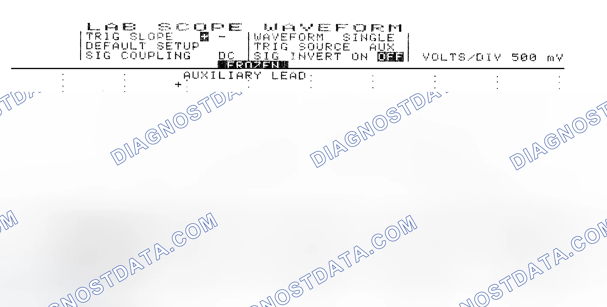 Scheme 14: Single Injector w/Excessive Current Flow - Current Pattern