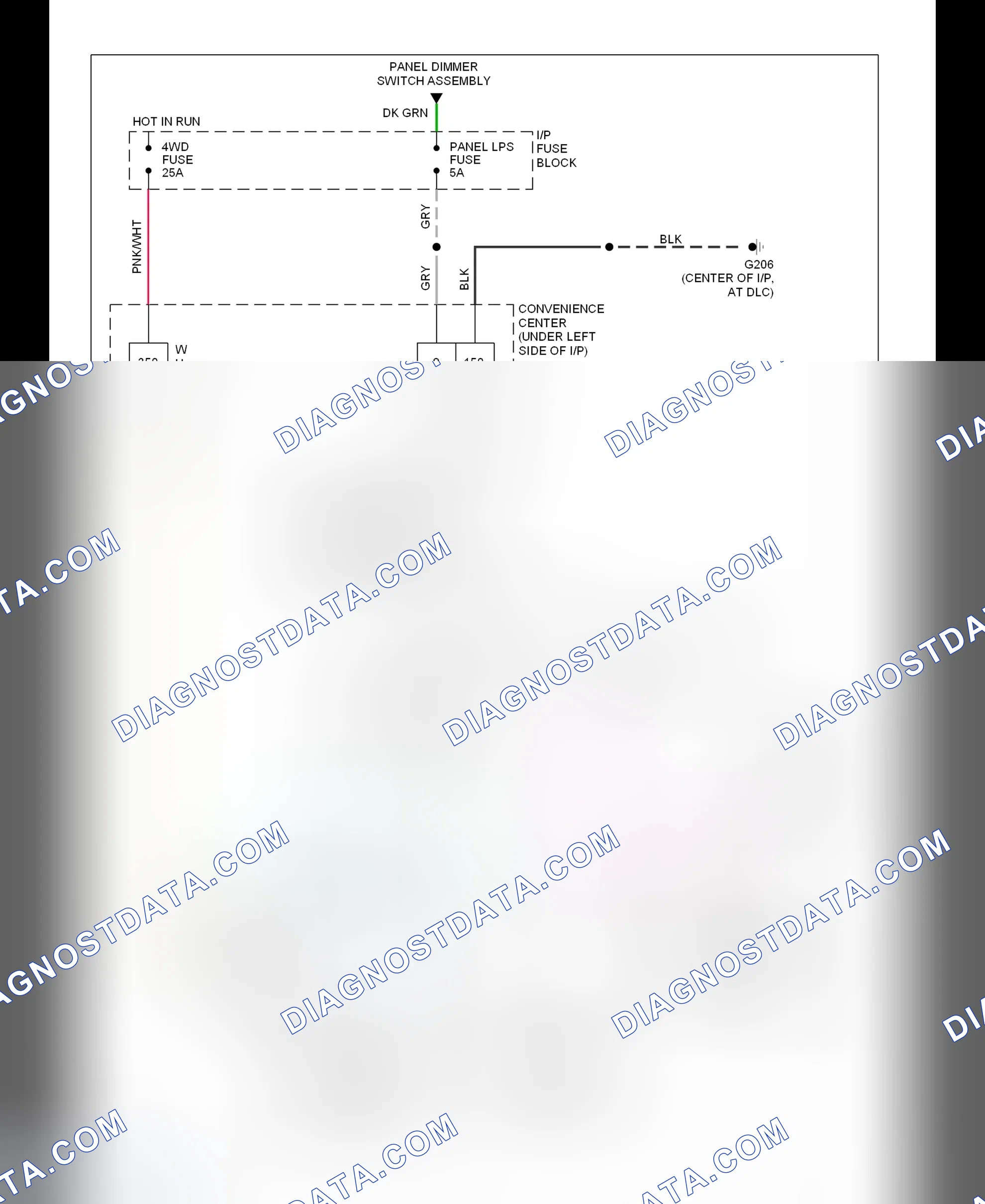 Scheme 9: Transfer Case Circuit (1994 Except K300)