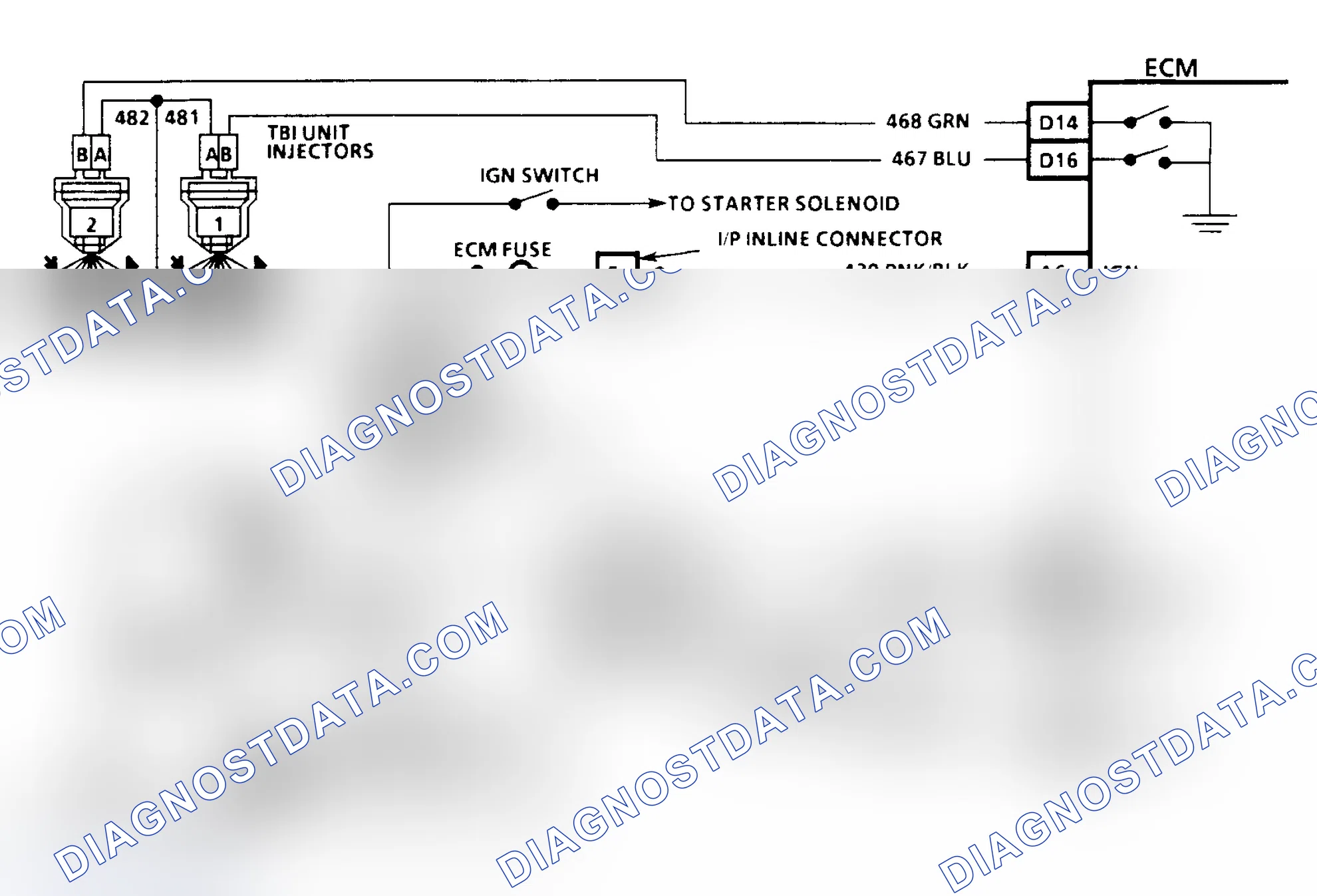 Scheme 146: Code 42 Schematic (All W/ 4L80-E Transmission) Electronic Spark Timing