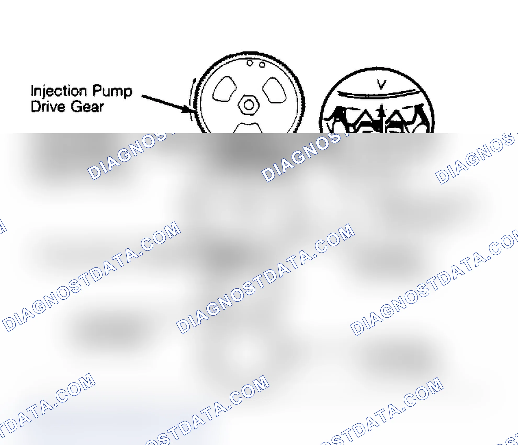 Scheme 69: Aligning Injection Pump Timing Gear