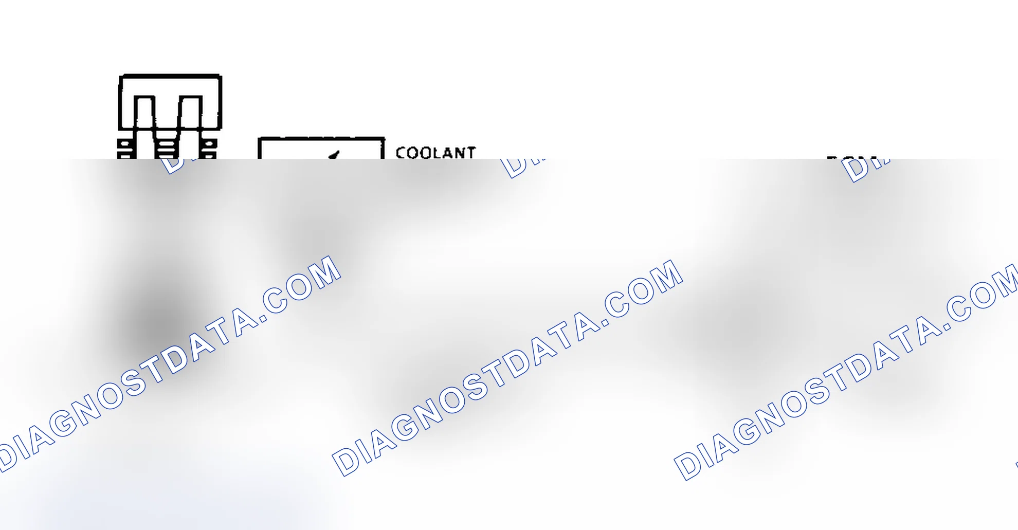 Scheme 184: Code 14 Schematic (All Models) Coolant Sensor Signal Voltage Low