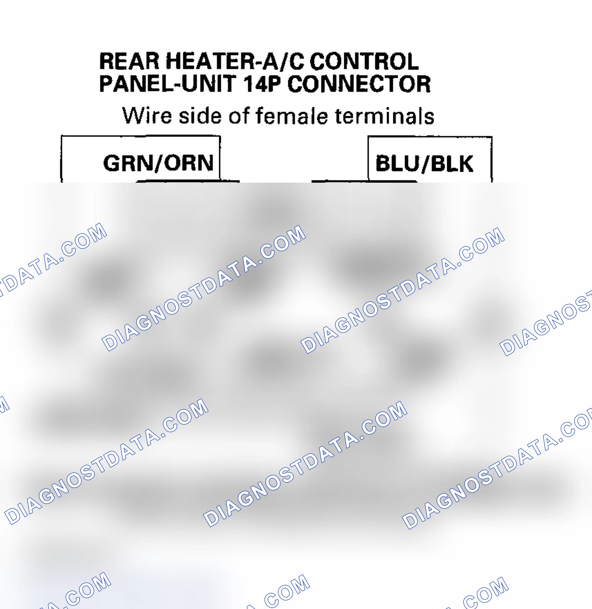 Scheme 15: DTC 3: An Open in the Rear Air Mix Control Motor Circuit