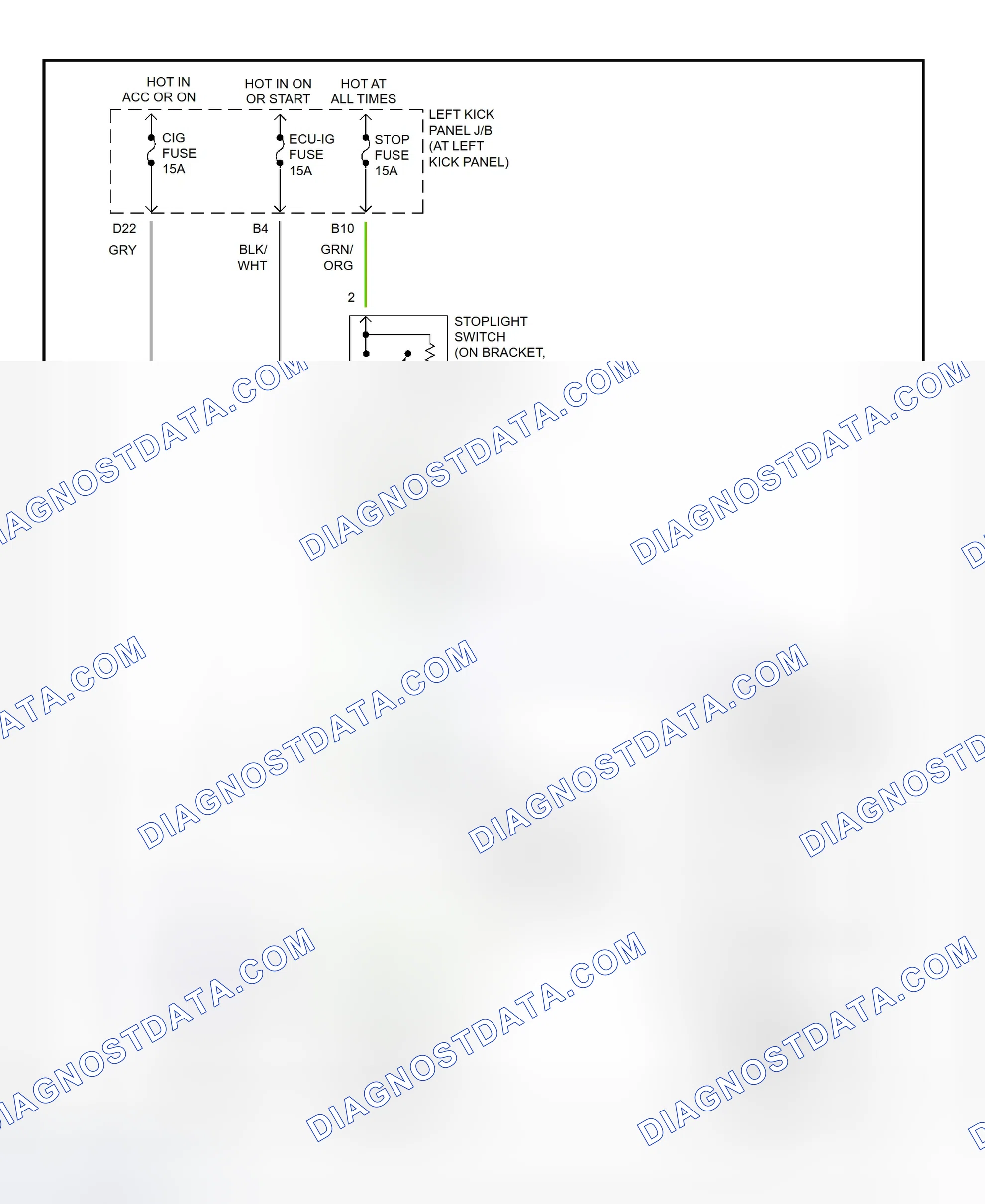 Scheme 162: Shift Lock System Wiring Diagram (Toyota Land Cruiser)