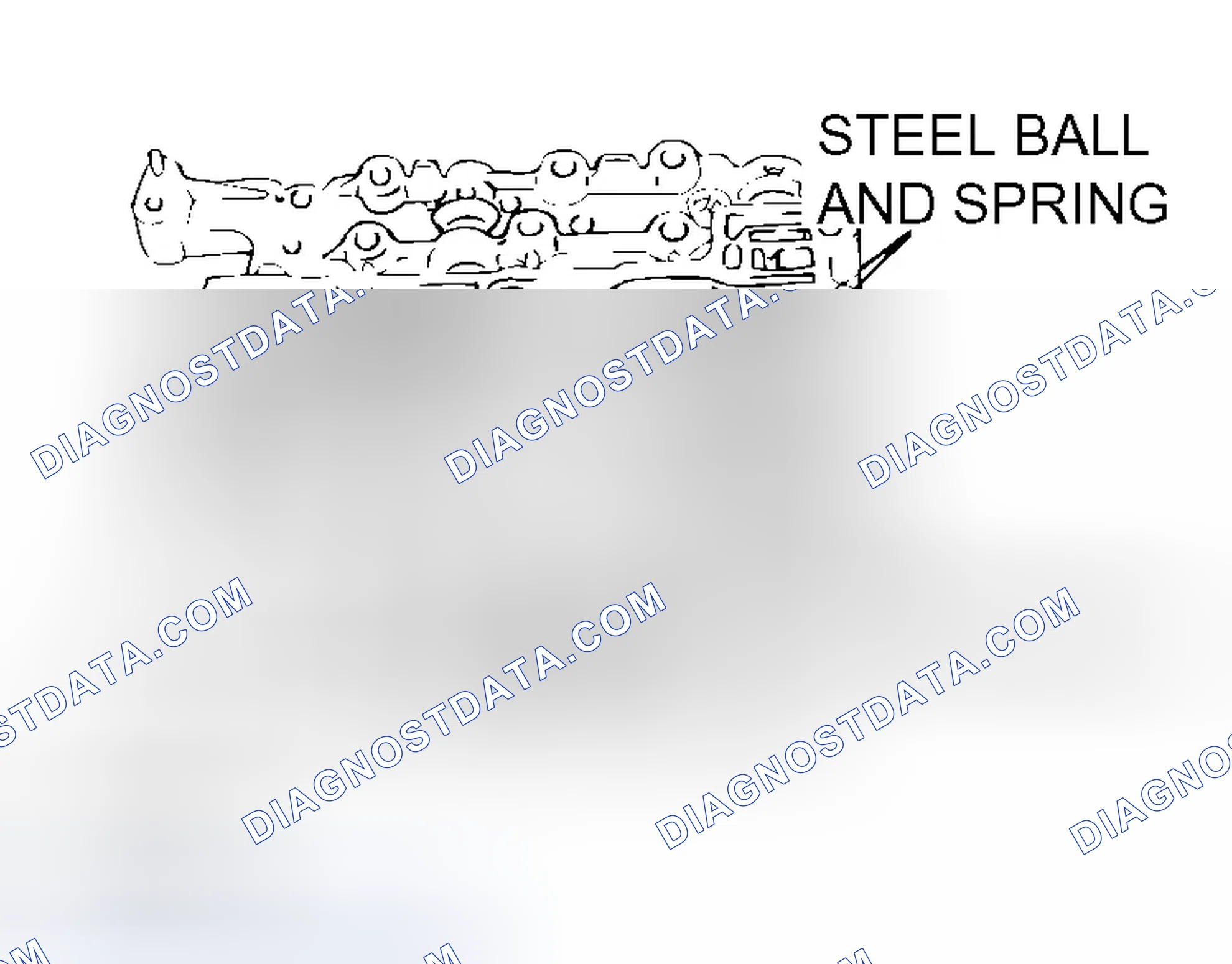 Scheme 865: >> B << SPRING AND STEEL BALL INSTALLATION
