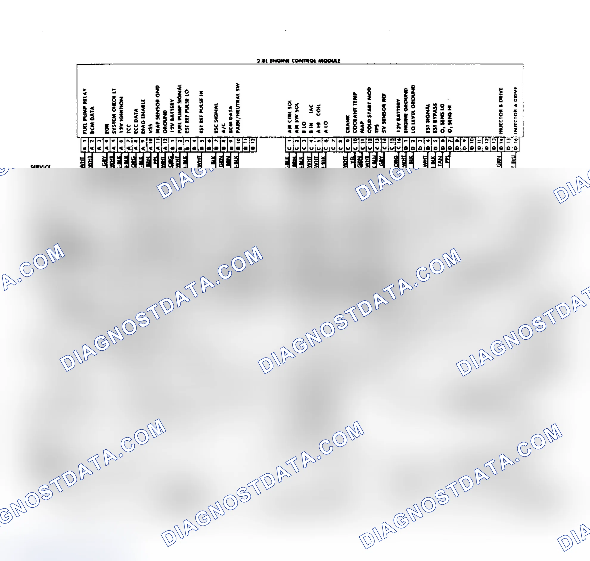Scheme 92: S-10 & S-15 2.8L Wiring Diagram