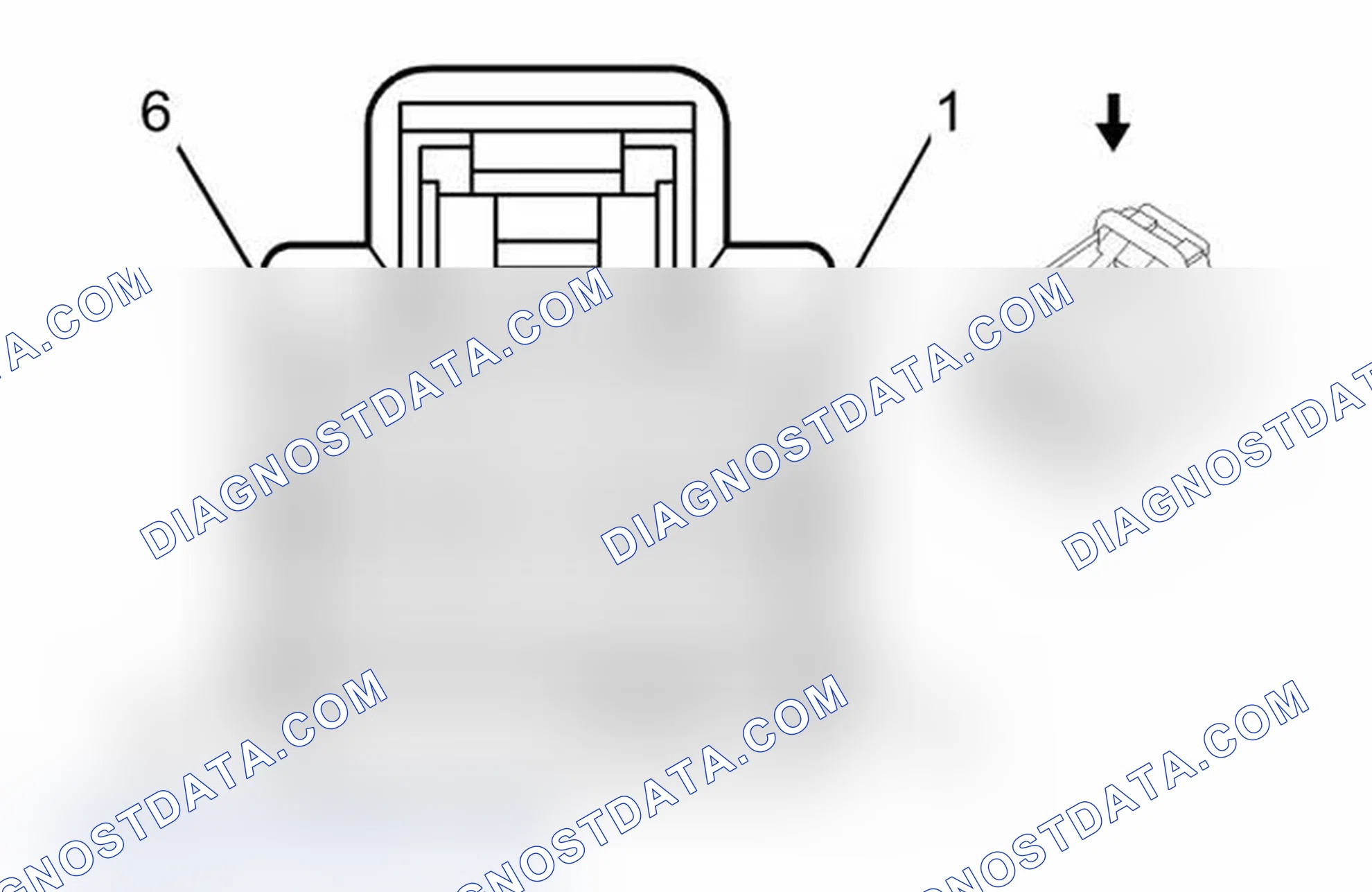Scheme 386: Rear Object Sensor Control Module X1 (UD7)