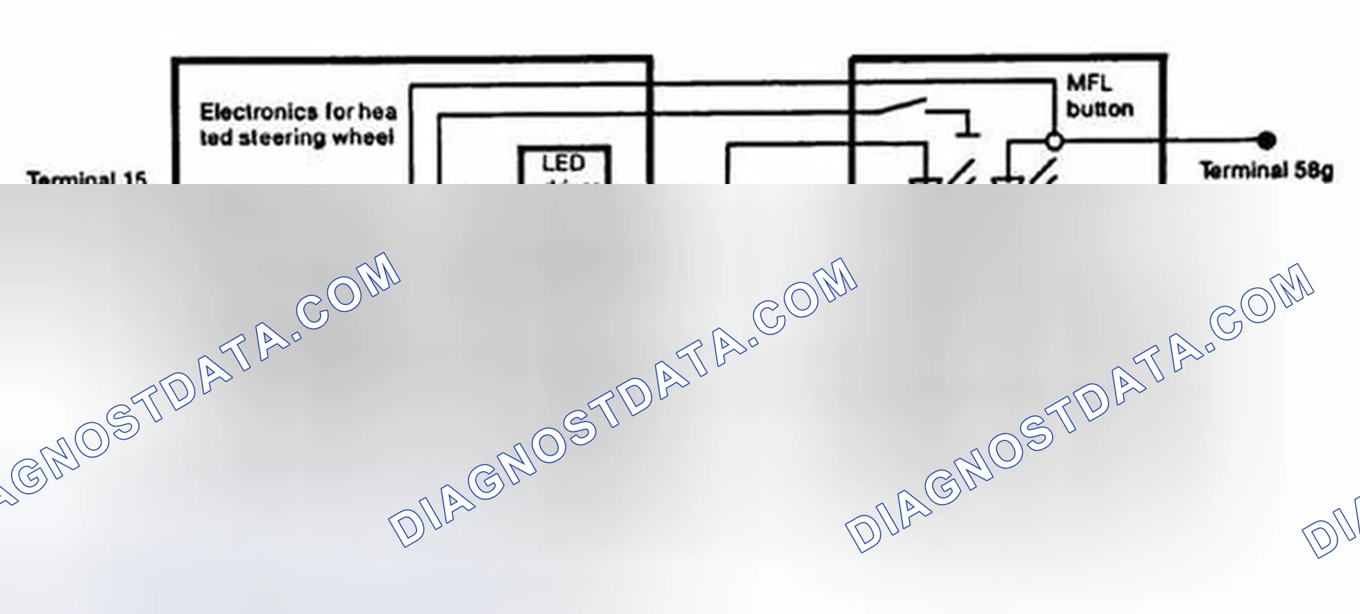 Scheme 261: Heated Steering Wheel Schematic