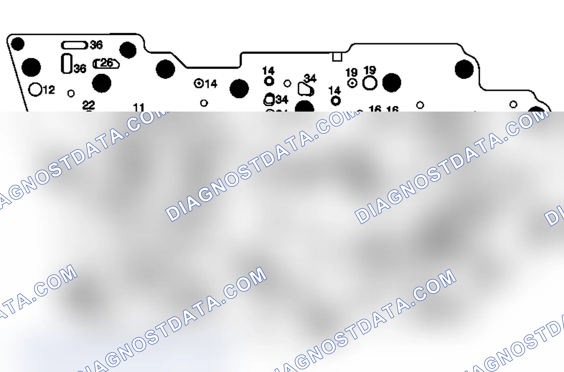 Scheme 103: Channel Plate to Valve Body Spacer Plate Assembly - Channel Plate Side