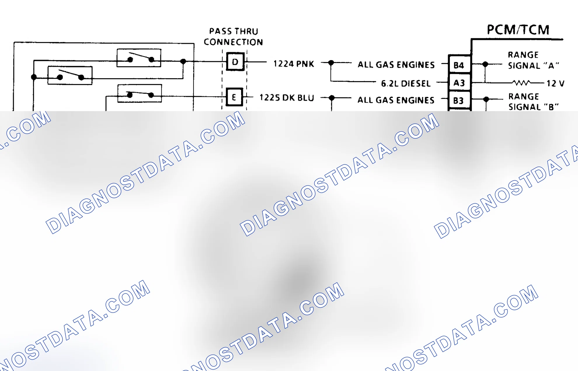 Scheme 281: CODE 28, PRESSURE SWITCH MANIFOLD FAULT (LT. TRUCK)