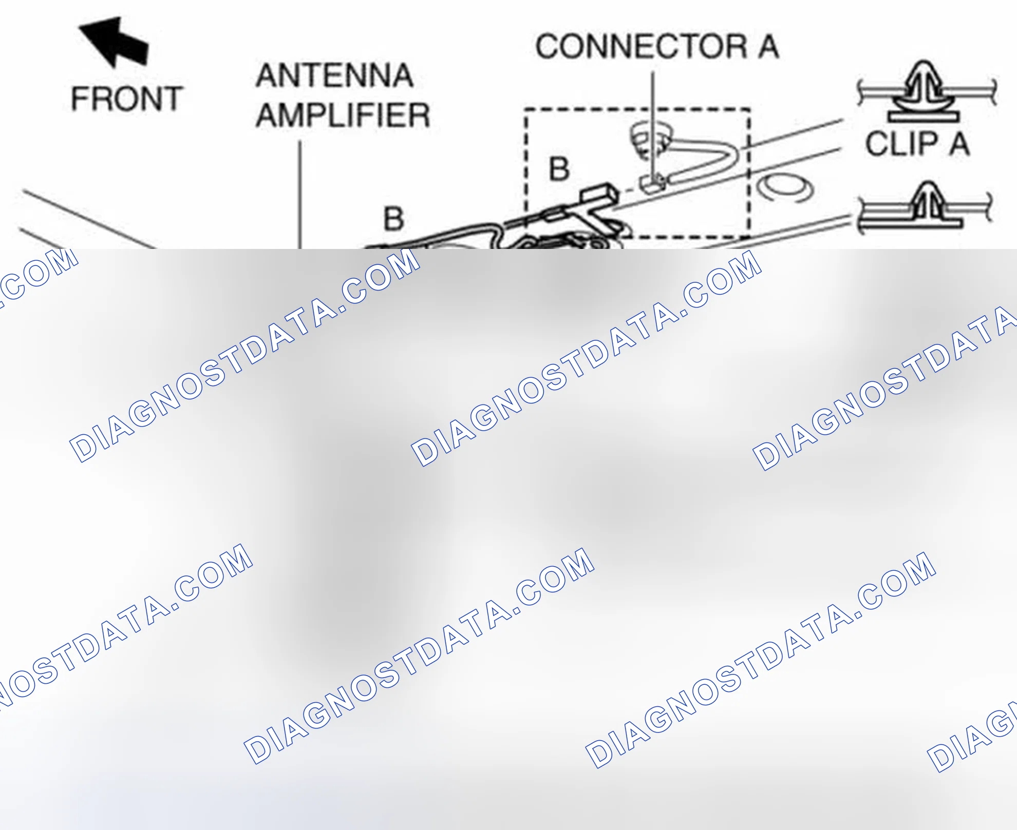 Scheme 9: ANTENNA AMPLIFIER REMOVAL/INSTALLATION