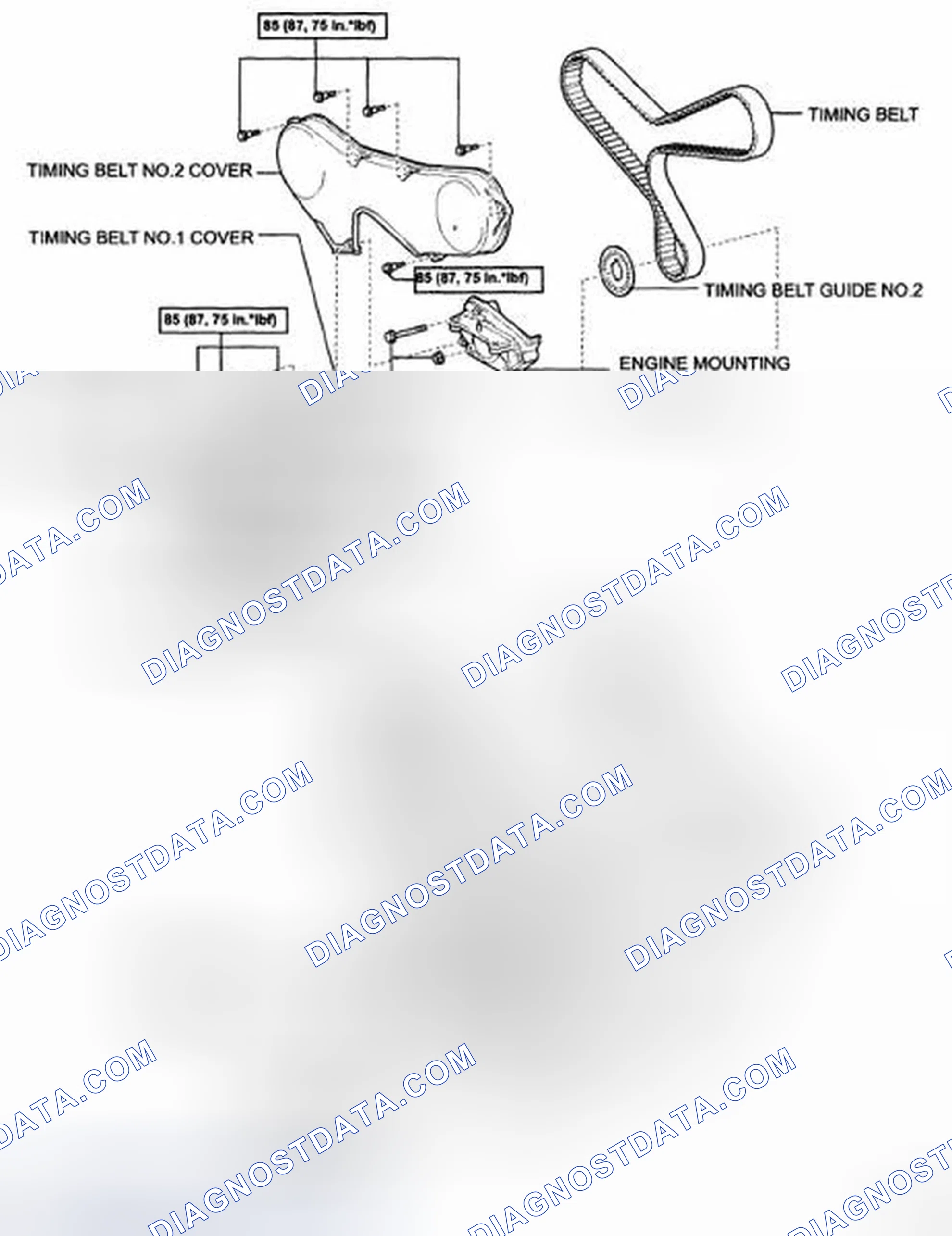 Scheme 9: Identifying Water Pump Components With Torque Specification (5 Of 6)