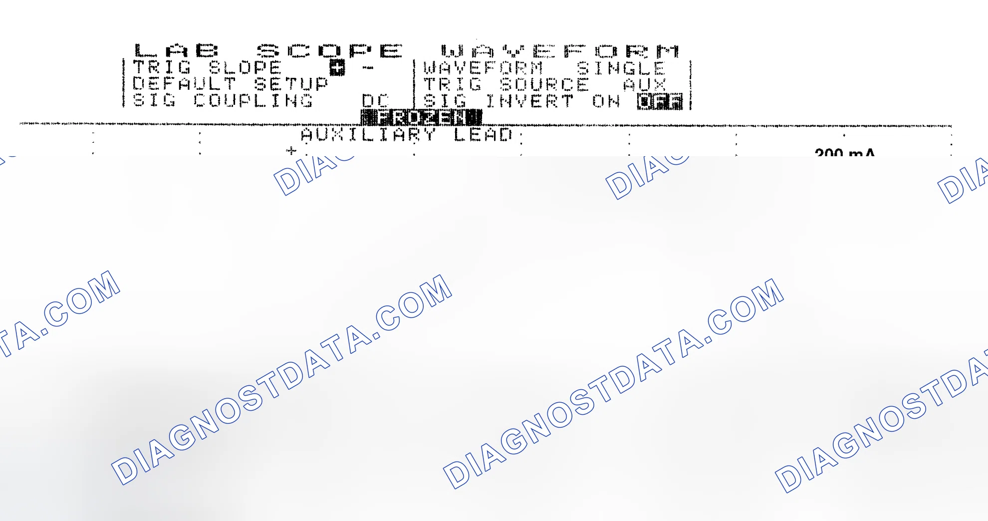 Scheme 13: Single Injector w/Normal Current Flow - Current Pattern