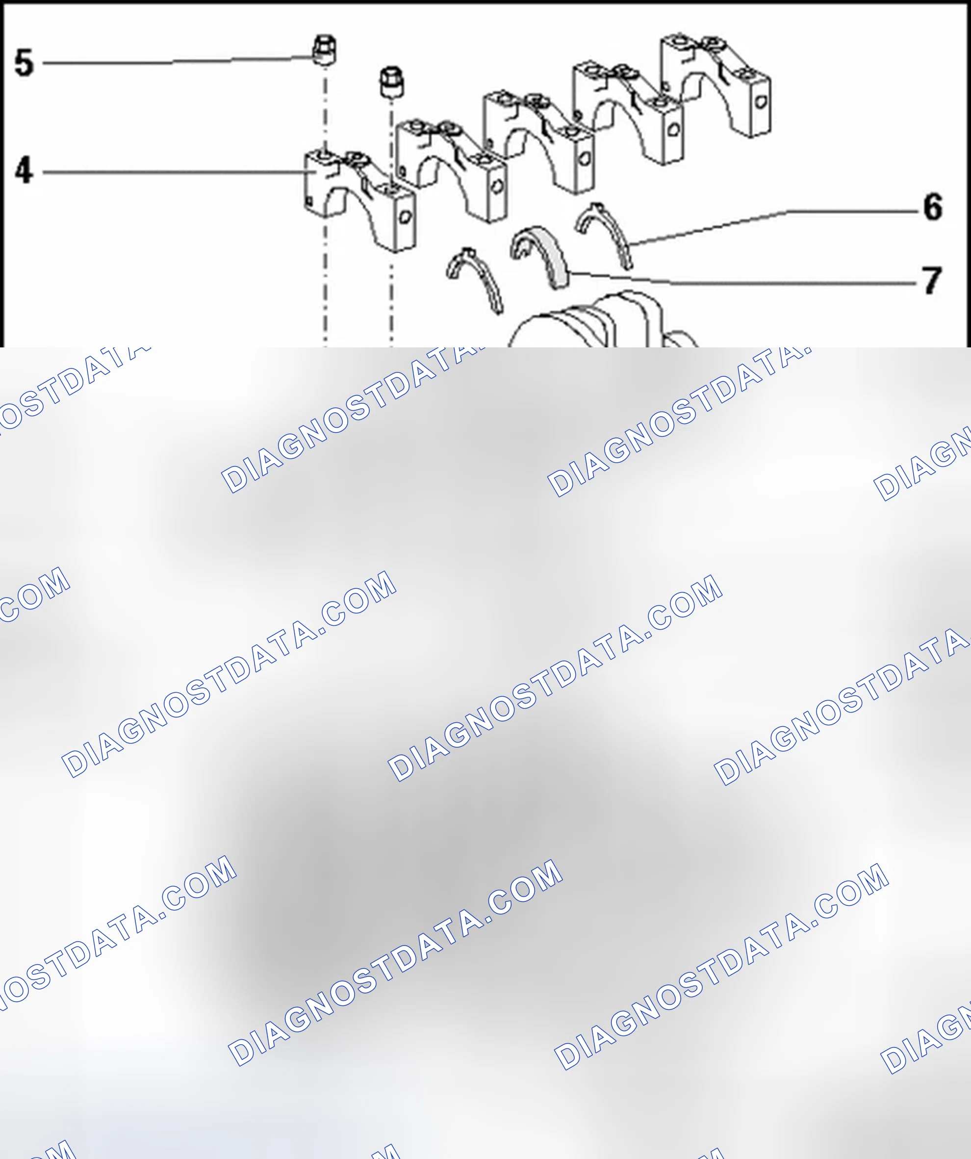 Scheme 36: Crankshaft, assembly overview