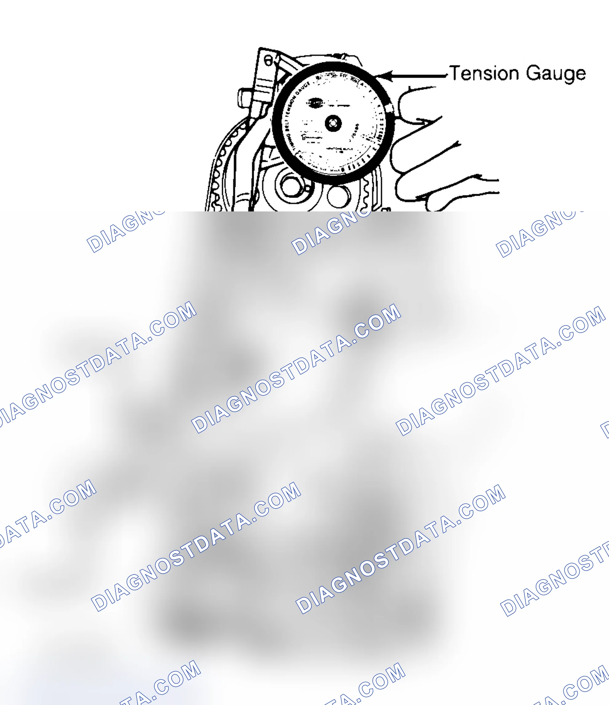 Scheme 28: Adjusting Typical Timing Belt Tension