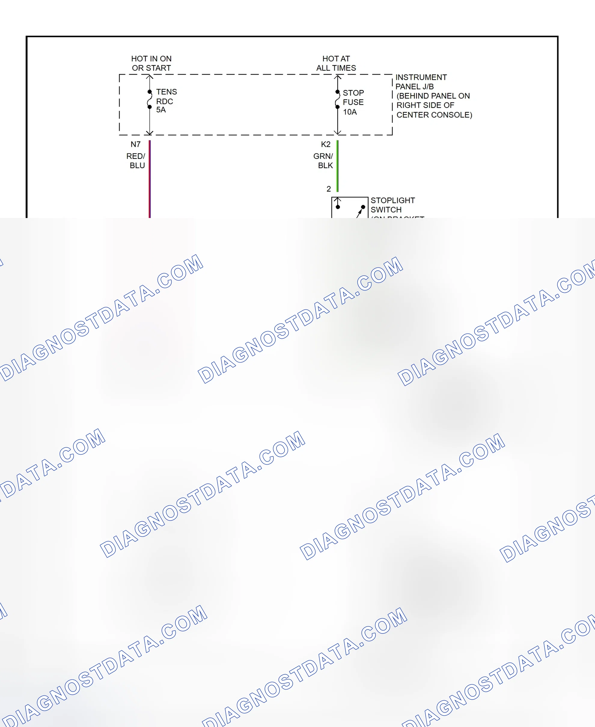 Scheme 162: Shift Lock System Wiring Diagram (Toyota Celica)