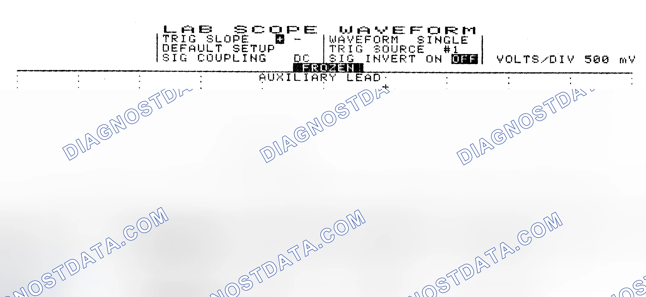 Scheme 10: Single Injector w/Excessive Current Flow - Current Pattern