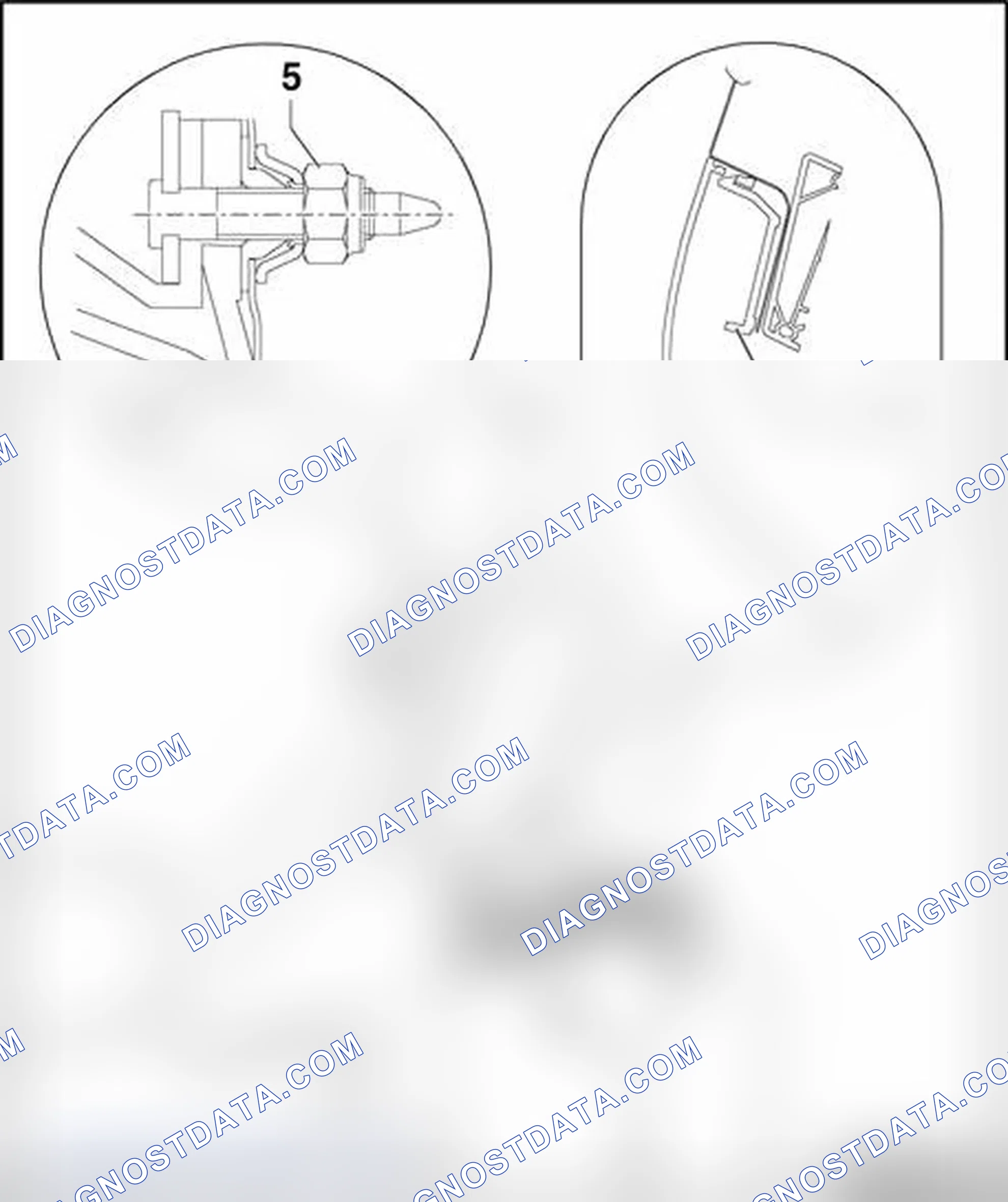 Scheme 168: Guide piece, removing and installing