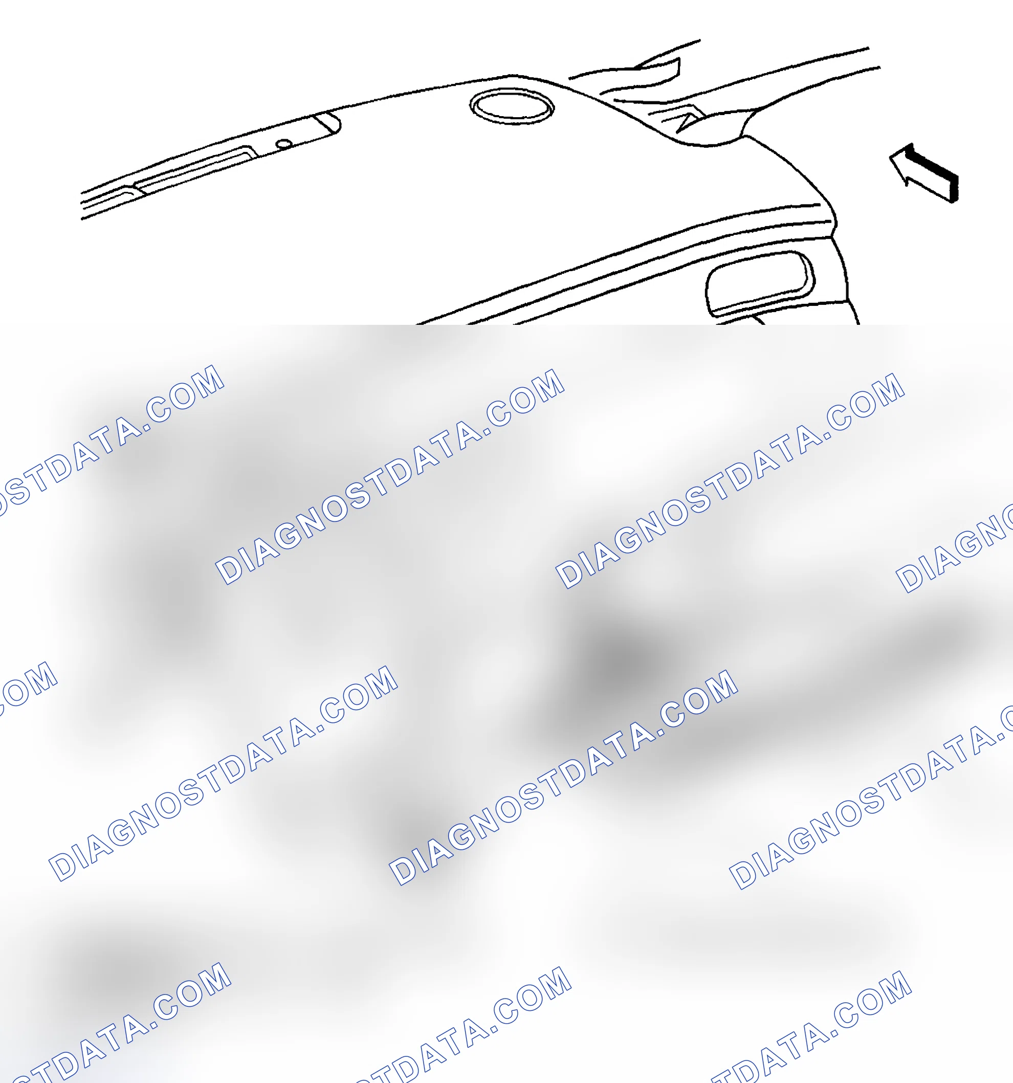 Scheme 79: Passenger Compartment, Right Side Under the Instrument Panel