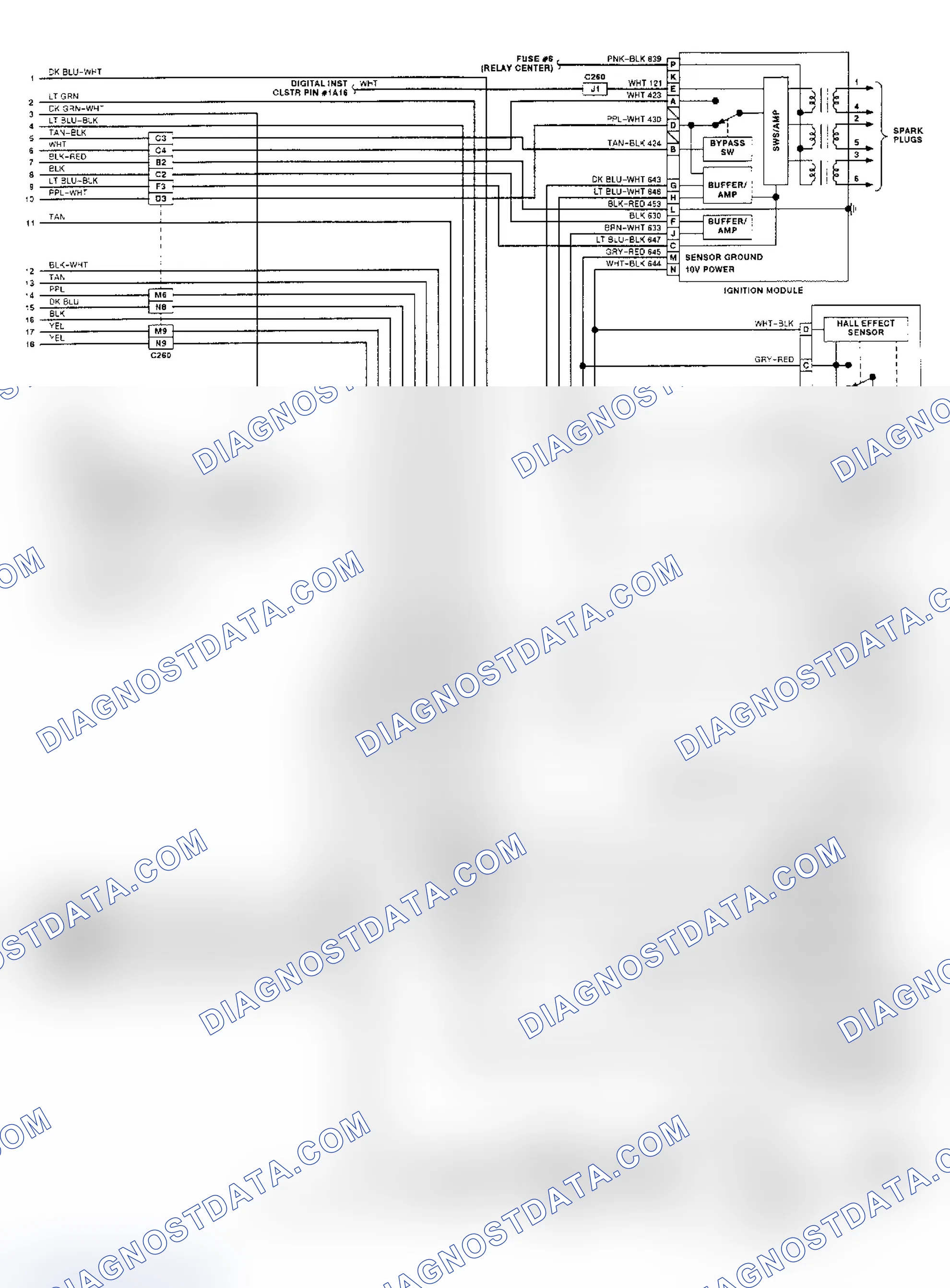 Scheme 25: 3.8L (VIN L) PCM Wiring Diagram (Eighty-Eight - 2 Of 2)