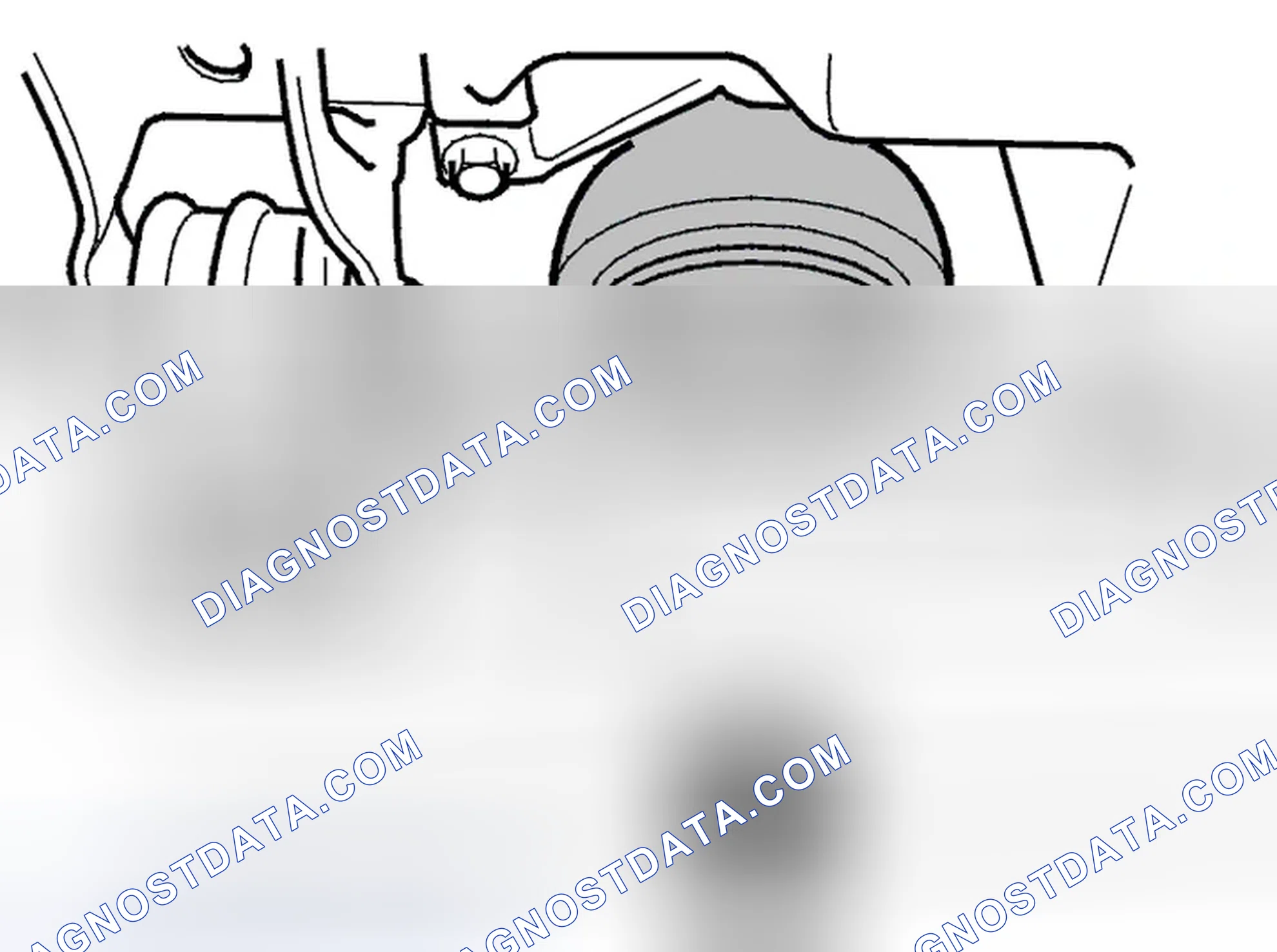 Scheme 636: Removing the front engine pad lower screw
