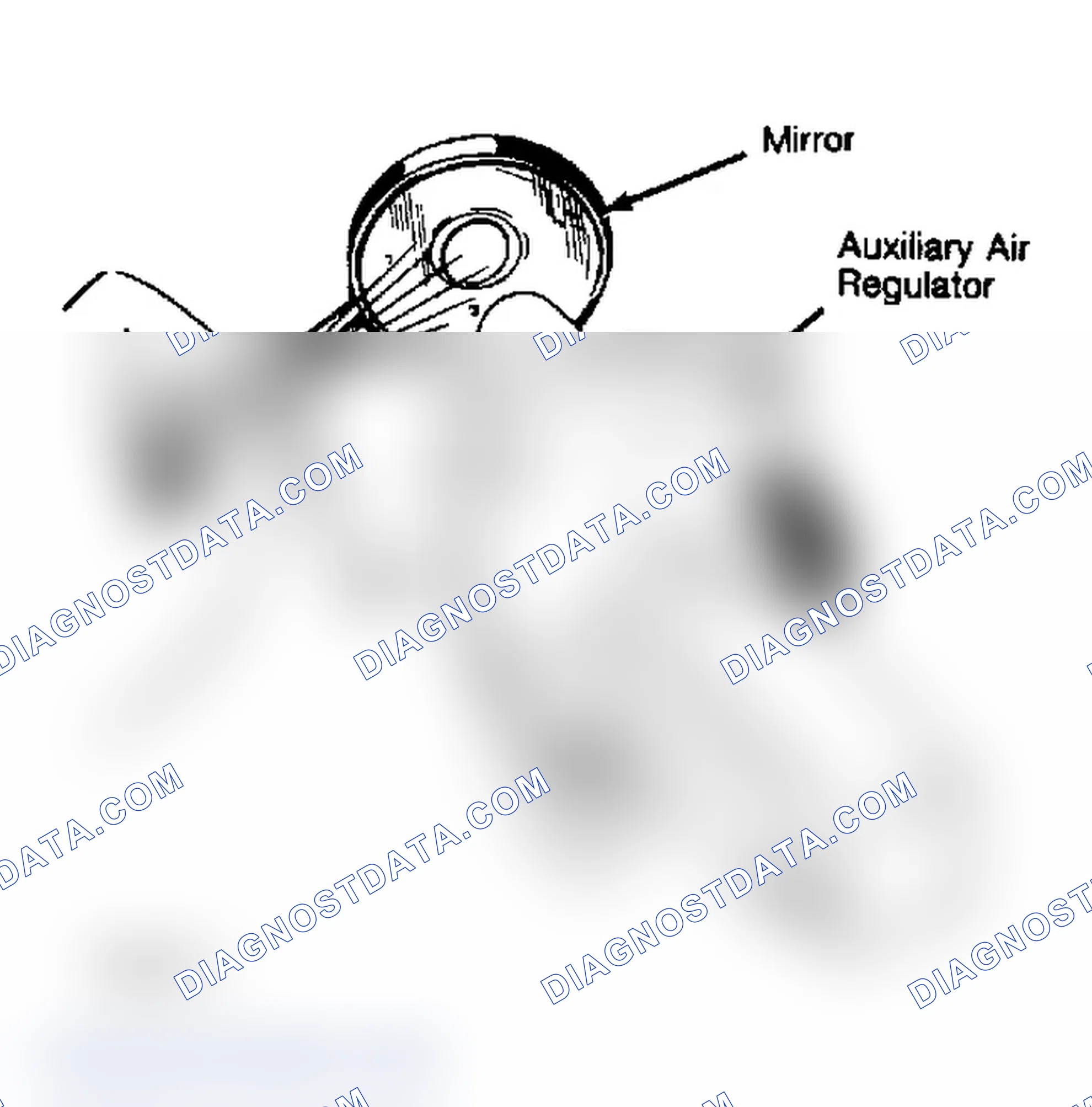 Scheme 29: Checking Auxiliary Air Regulator Operation Valve should close after engine is running for 5 minutes.