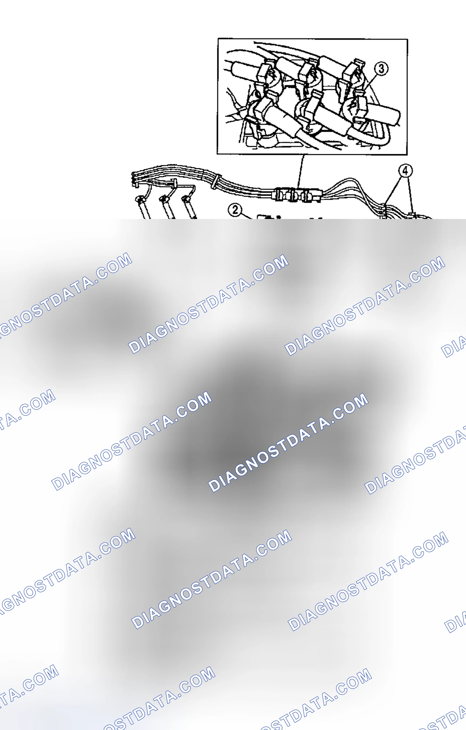 Scheme 2: Spark Plug Wire Routing (4.0L)
