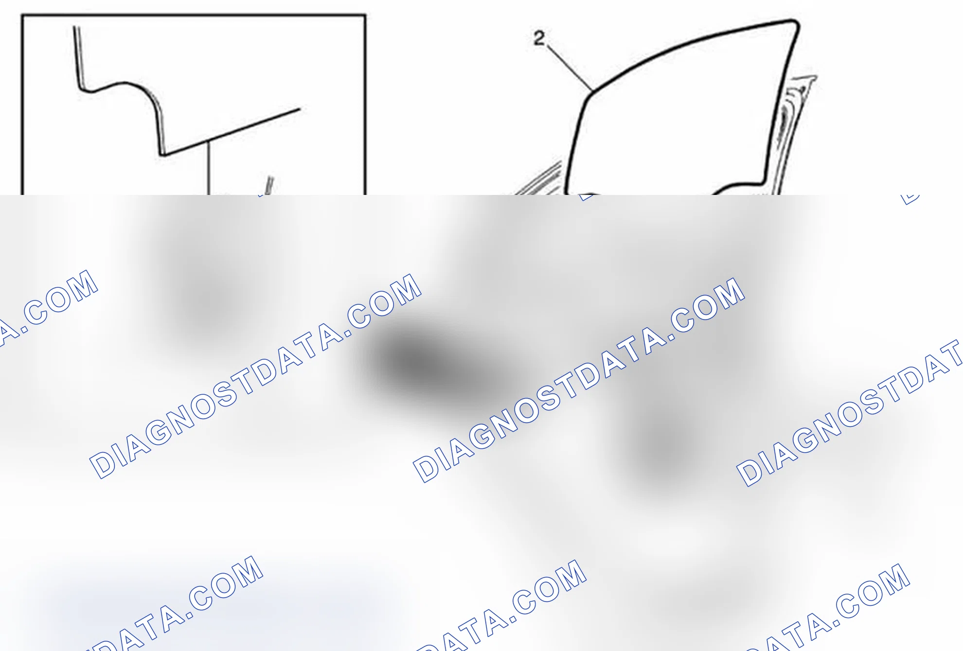 Scheme 6: Rear Side Door Window Replacement (Sedan)