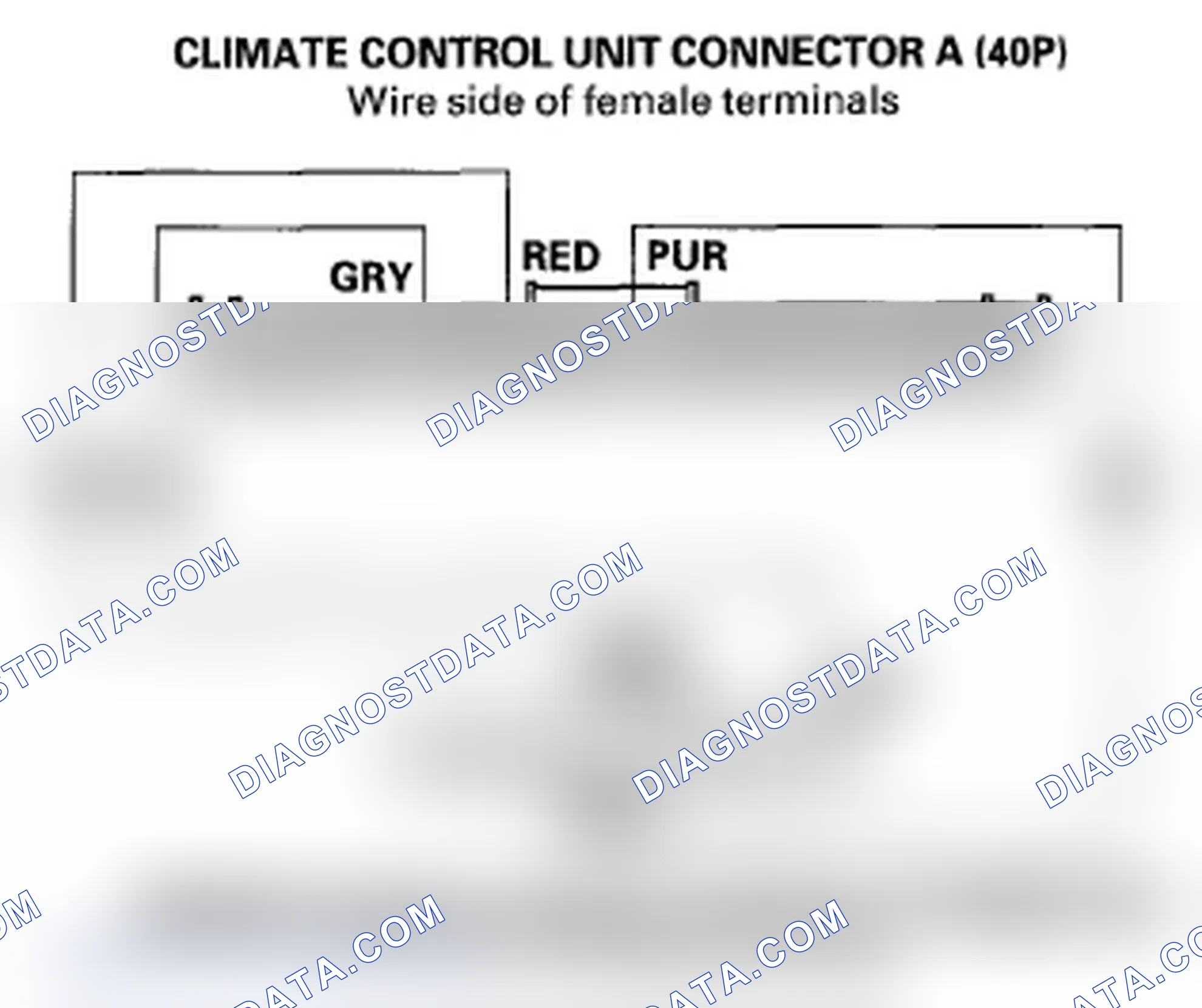 Scheme 60: DTC B1233 or DTC indicator J and AUTO: An Open in the Driver's Air Mix Control Motor Circuit