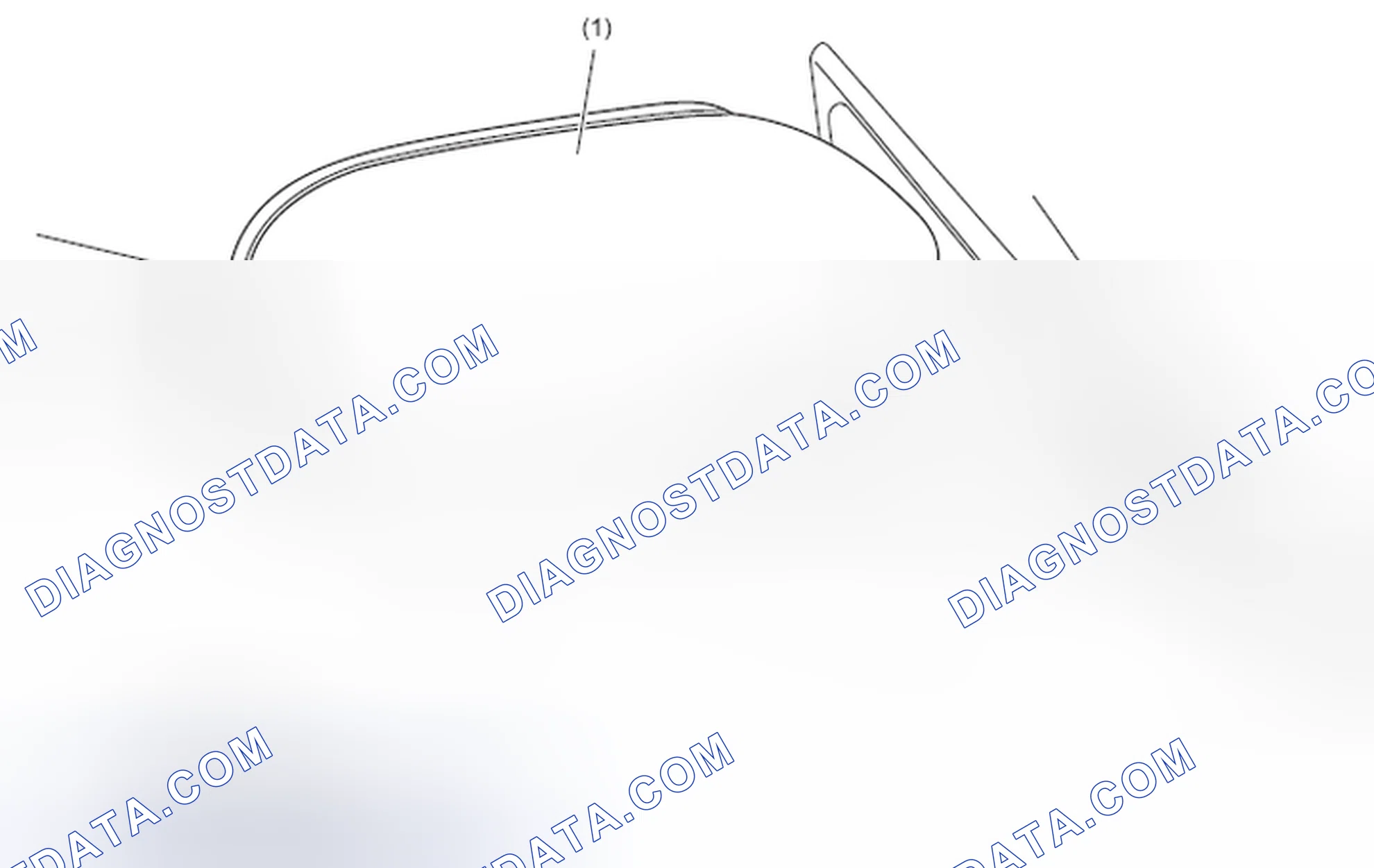 Scheme 58: Identifying Door Mirror Scalp Cap, Groove And Side Turn Signal Light