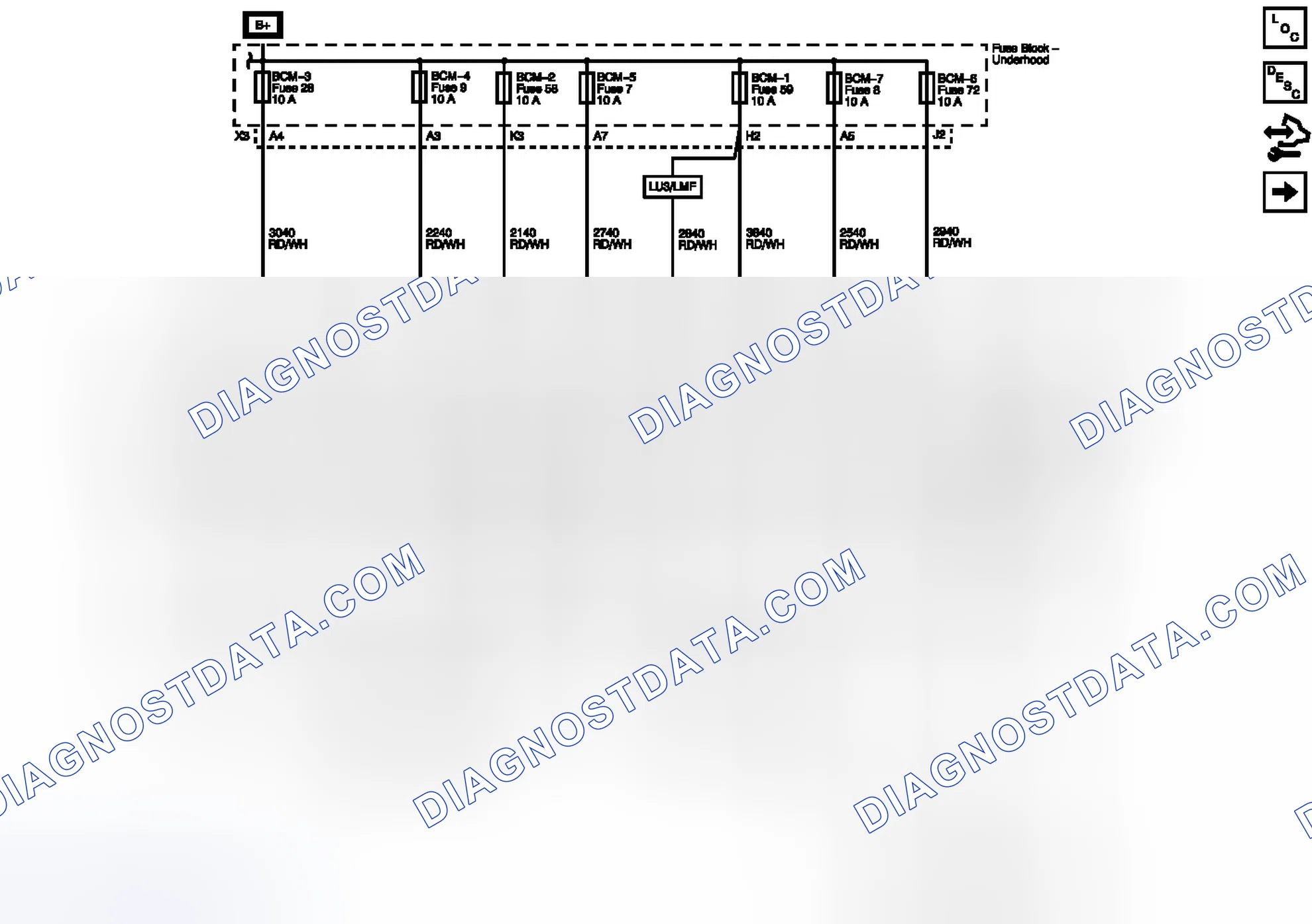 Scheme 7: BCM Power, Ground and Serial Data