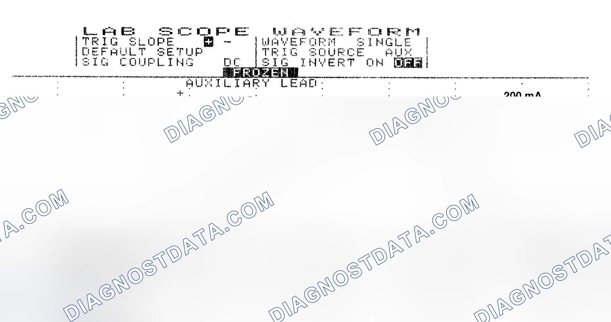 Scheme 13: Single Injector w/Normal Current Flow - Current Pattern
