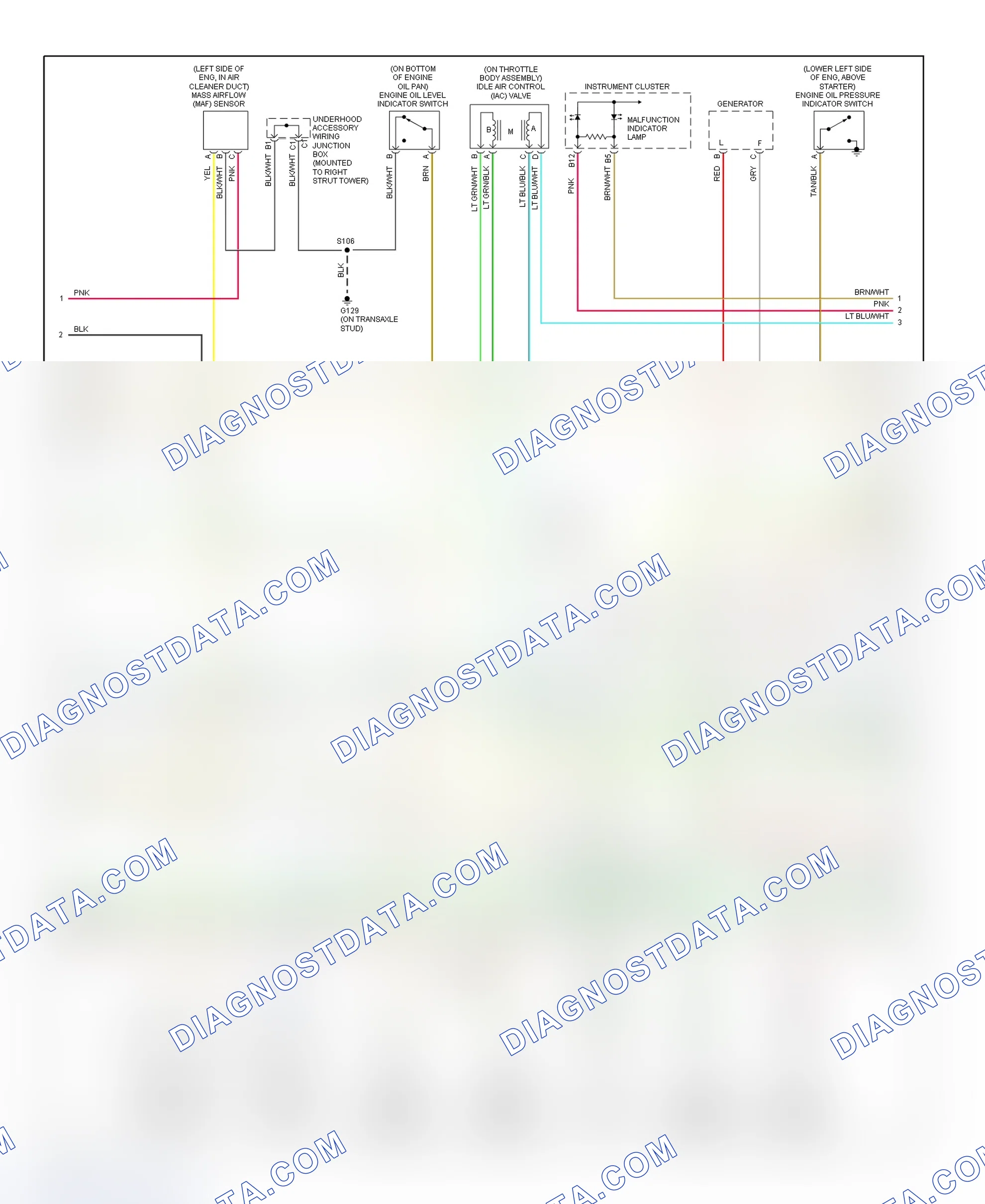 Scheme 46: PCM Wiring Diagram (Century - 3.1L - 3 Of 4)