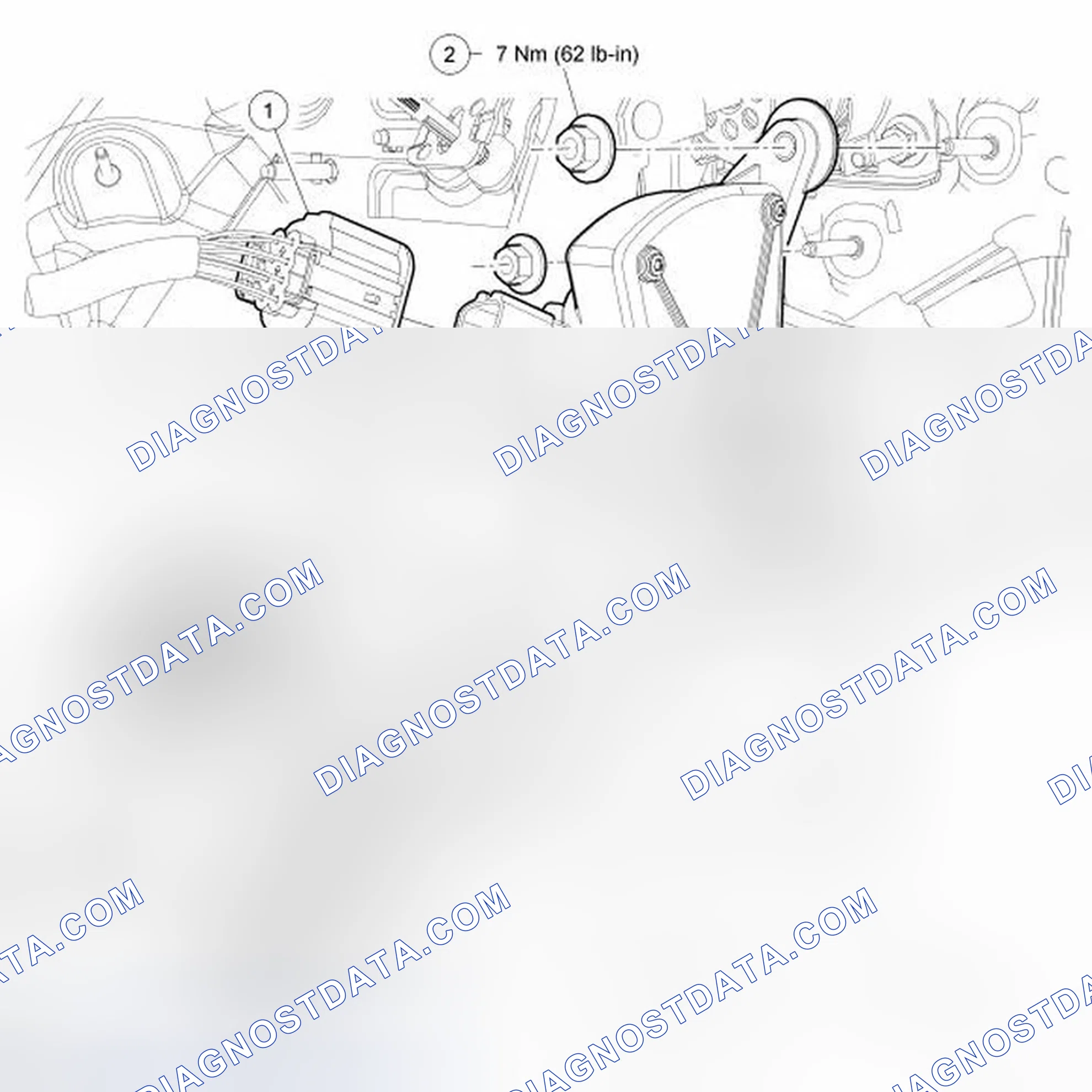 Scheme 1: Accelerator Pedal and Bracket