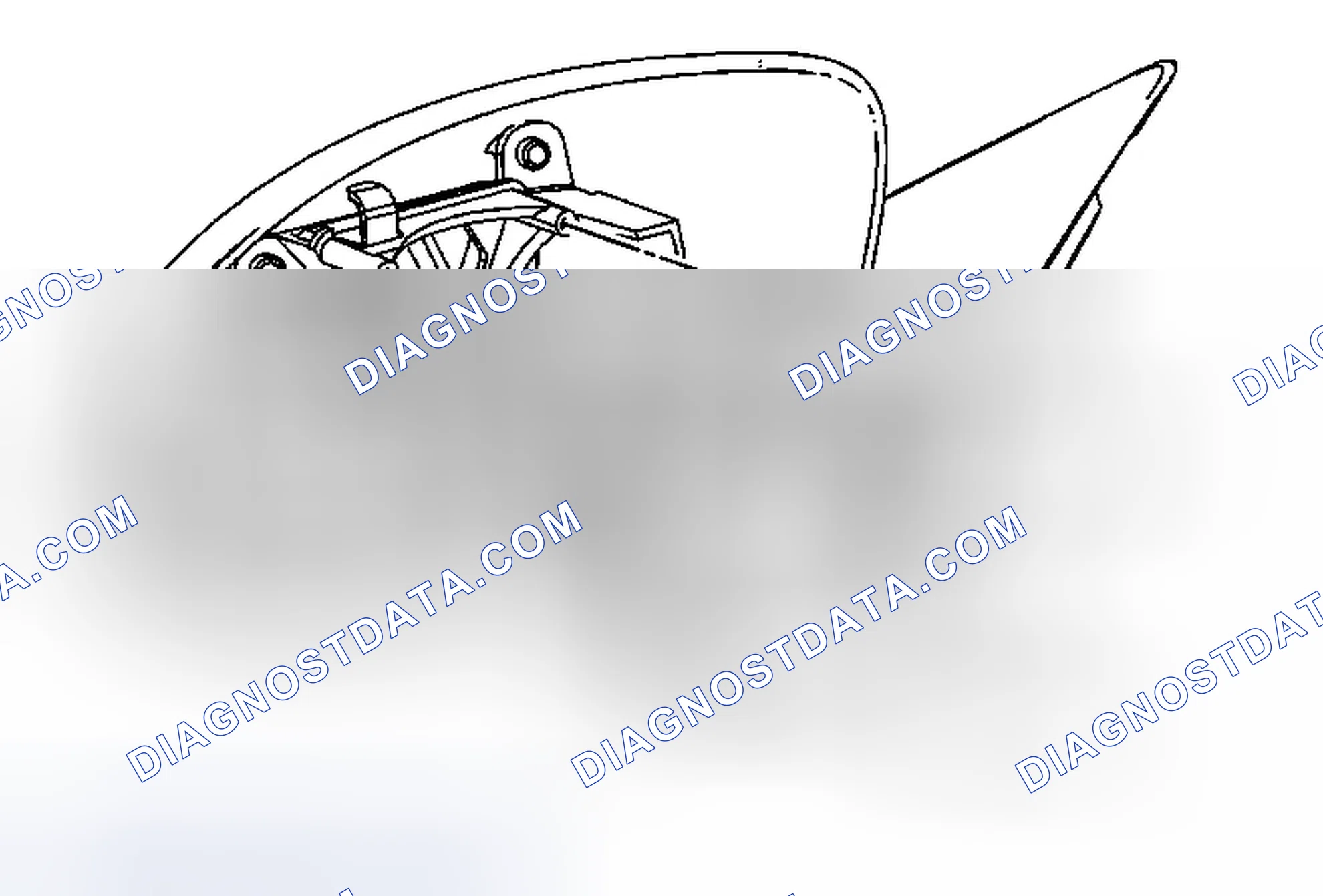Scheme 16: Outside Rearview Mirror Motor Replacement