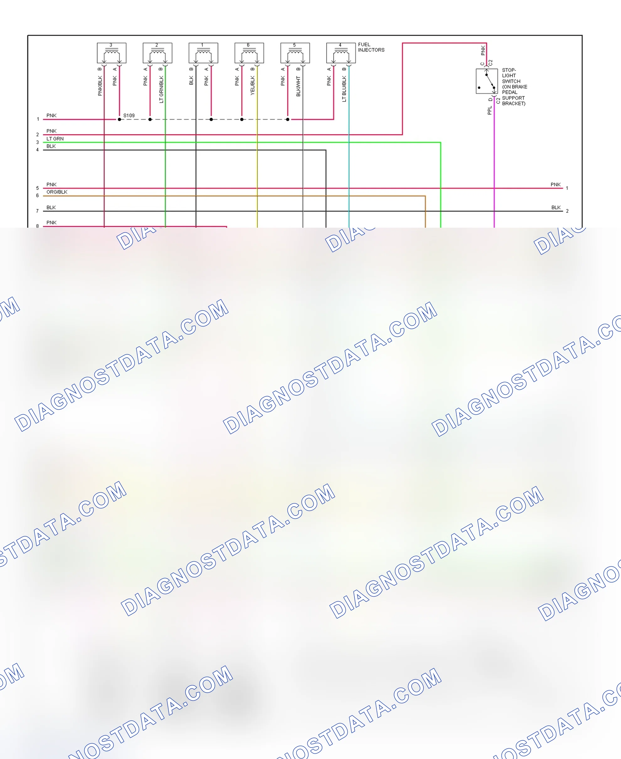 Scheme 45: PCM Wiring Diagram (Century - 3.1L - 2 Of 4)