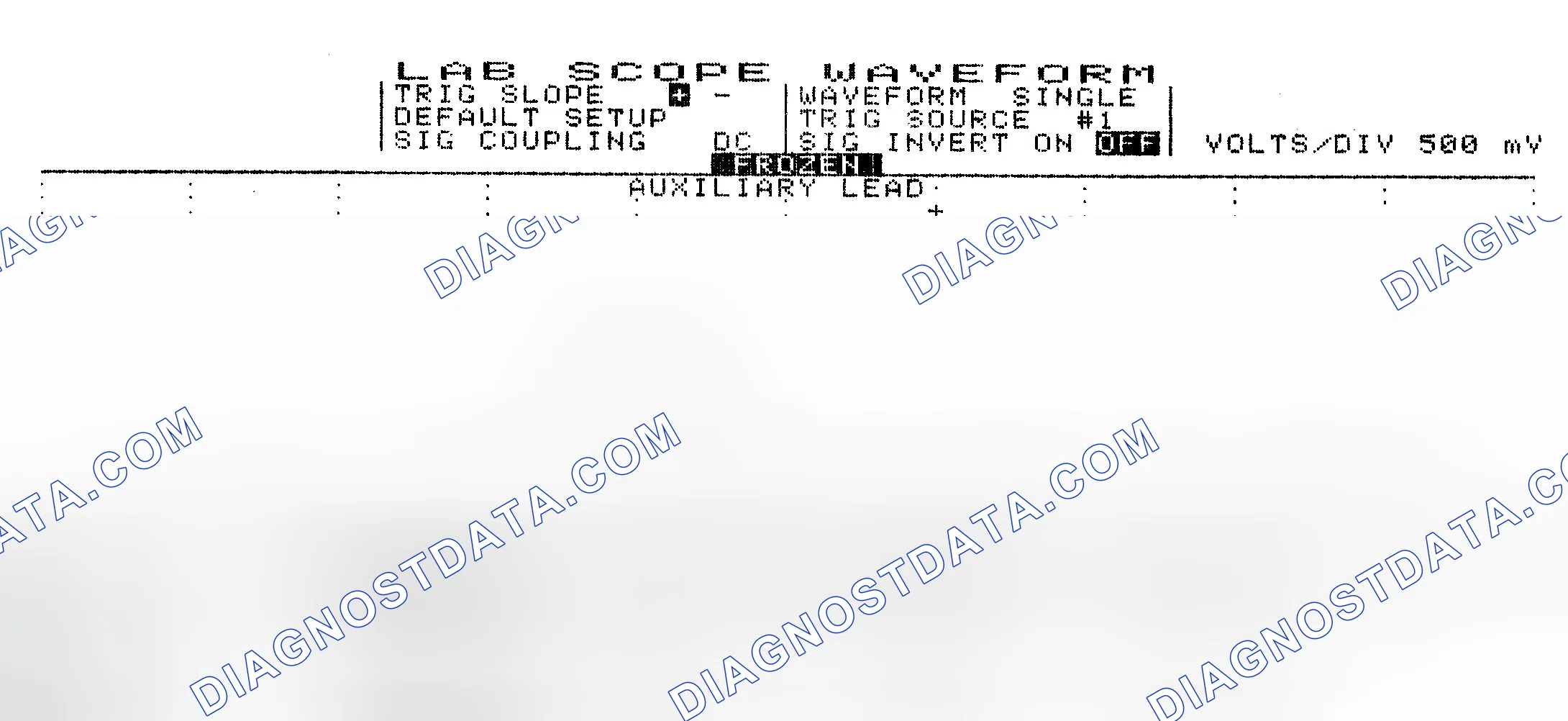 Scheme 10: Single Injector w/Excessive Current Flow - Current Pattern