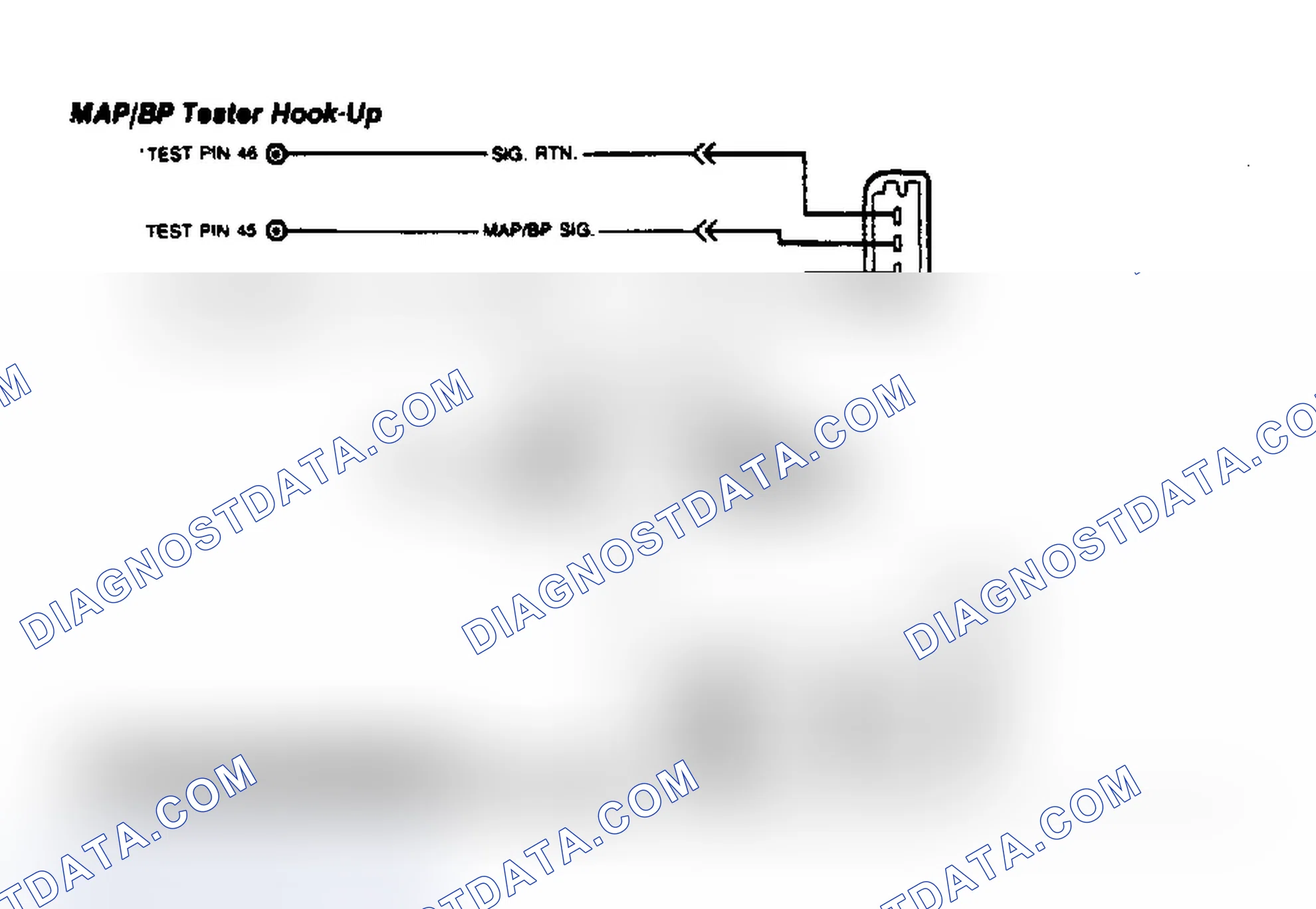 Scheme 11: CIRCUIT TEST B6 - MANIFOLD ABSOLUTE PRESSURE (MAP)/BAROMETRIC PRESSURE (BP) SENSOR
