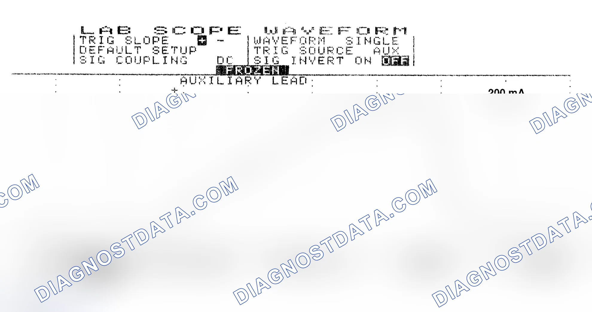 Scheme 13: Single Injector w/Normal Current Flow - Current Pattern
