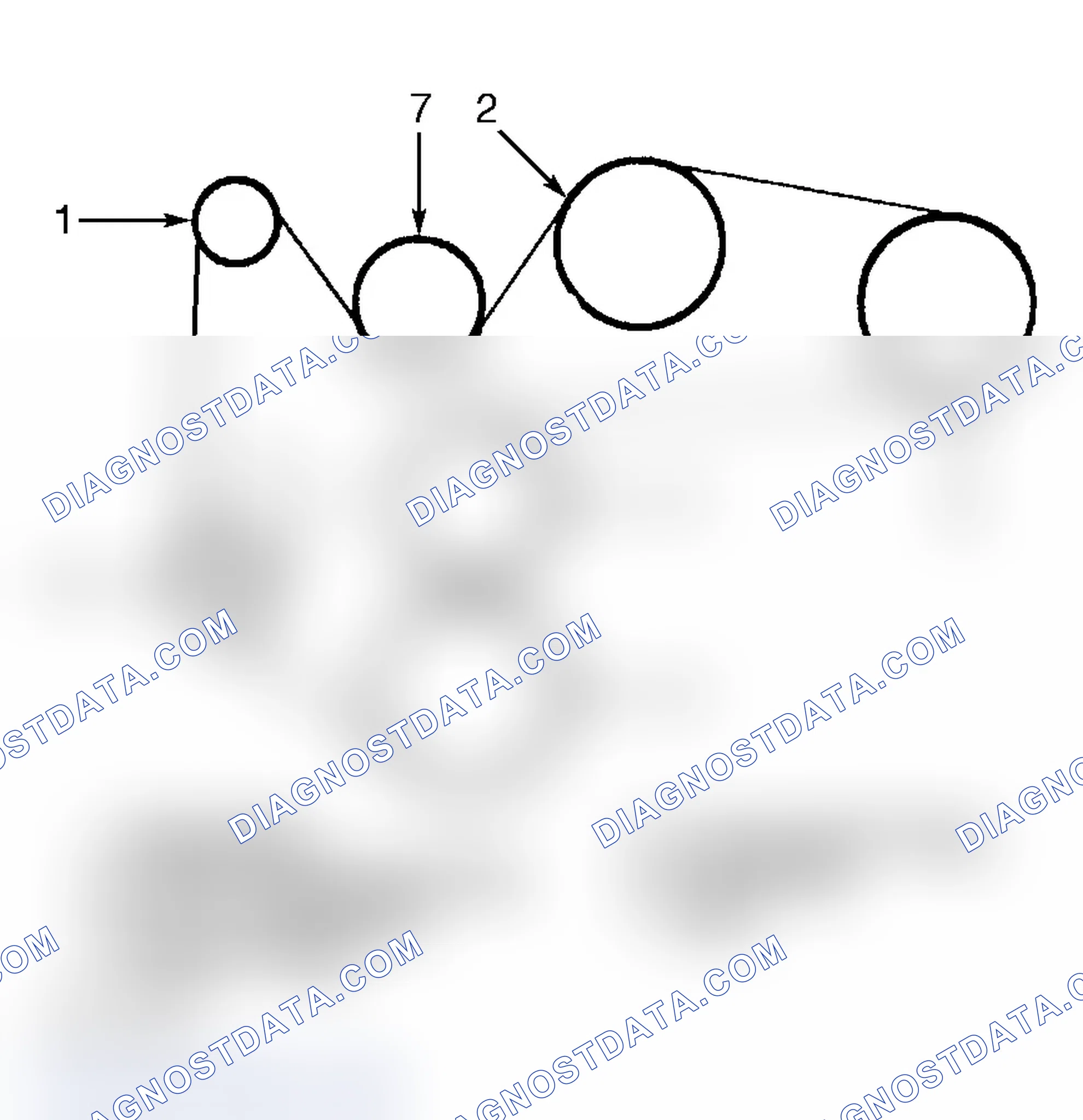 Scheme 17: DRIVE BELT ROUTING (EXPLORER, EXPLORER SPORT, EXPLORER SPORT TRAC, MOUNTAINEER & RANGER - 4.0L SOHC