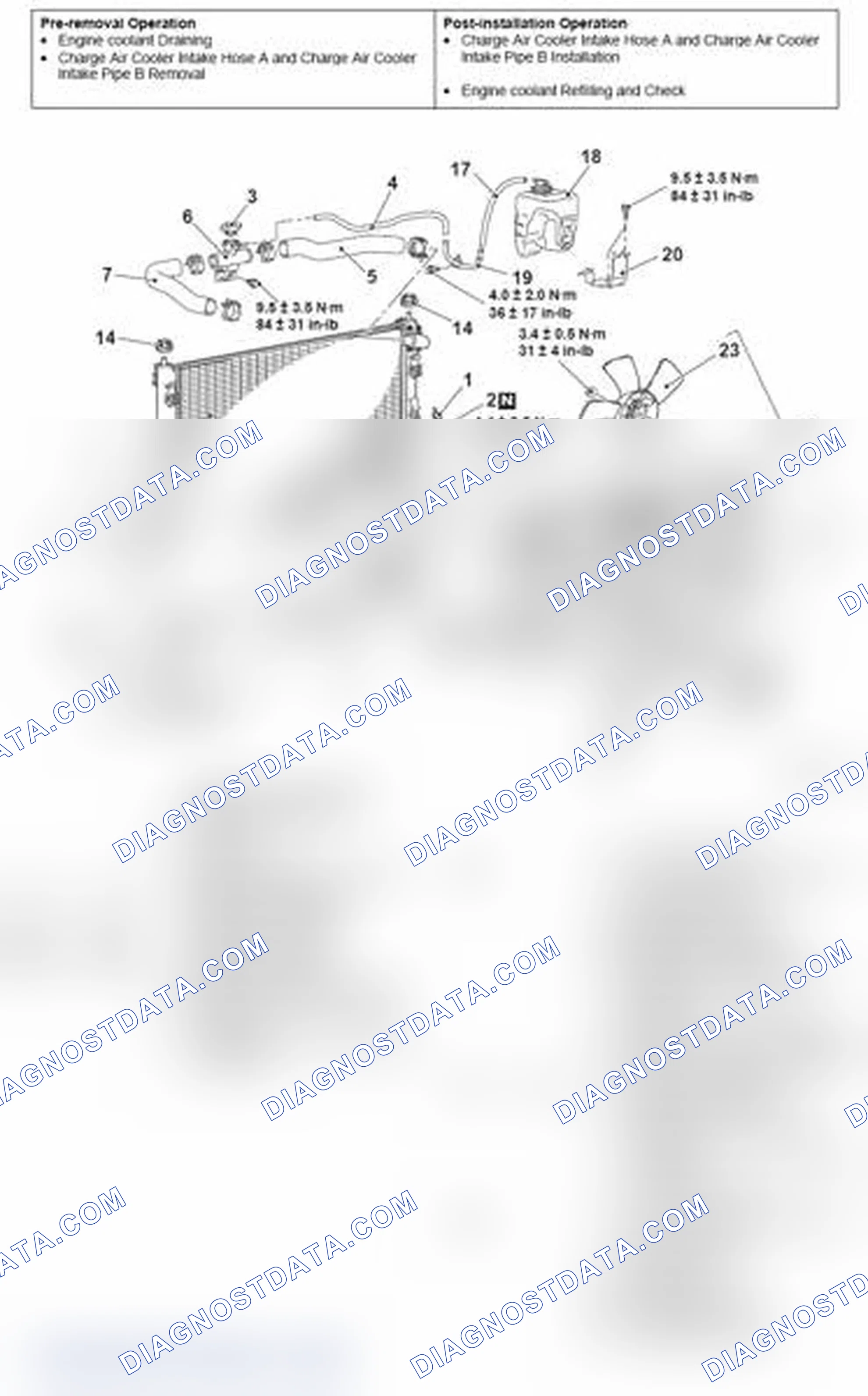 Scheme 52: REMOVAL AND INSTALLATION < 2.0L ENGINE TURBO >