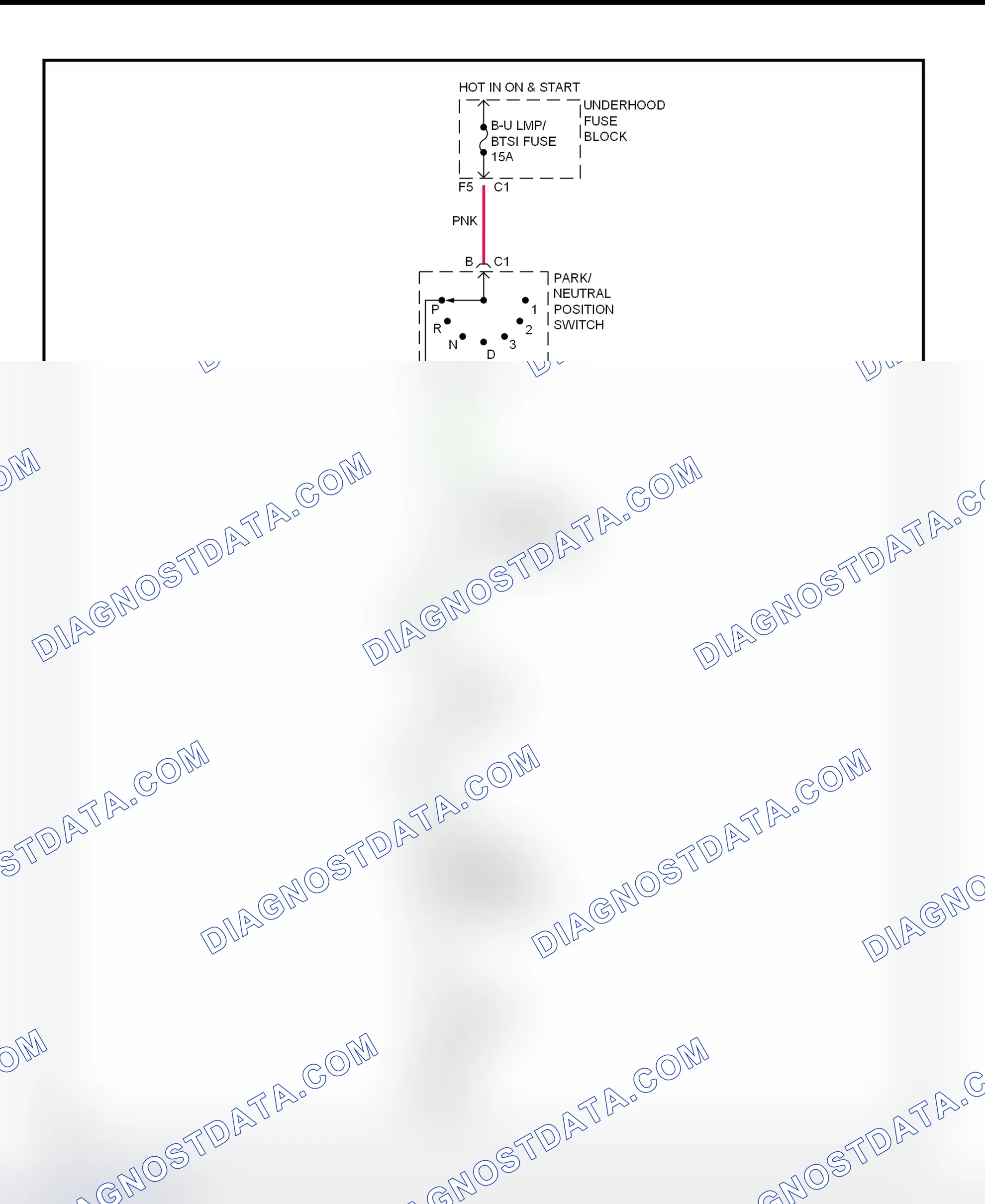 Fig. 30: Shift Interlock System Wiring Diagram (Alero & Grand Am)