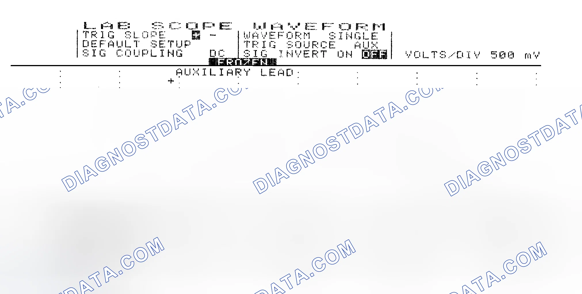Scheme 14: Single Injector w/Excessive Current Flow - Current Pattern
